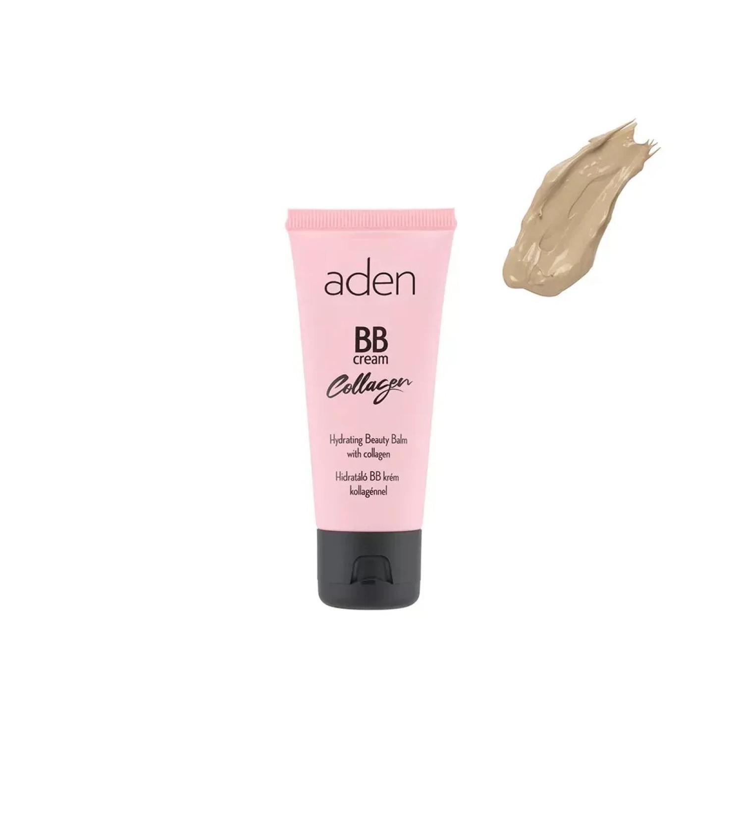Aden BB-cream with collagen 01 Ivory