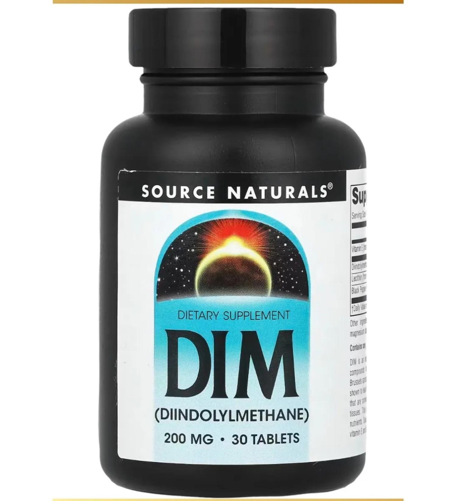 Source Naturals DIM 200 Diet DiindolylMethane Diyindolylmethan - Buy Online on GoSupps.com