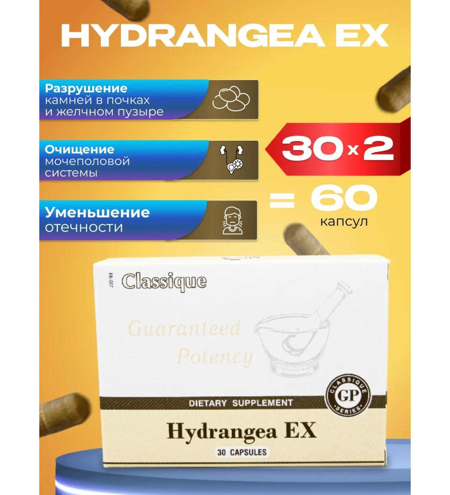 Santegra Hydrangea EX Hurse Extract set 2x30kaps - Buy Online on GoSupps.com