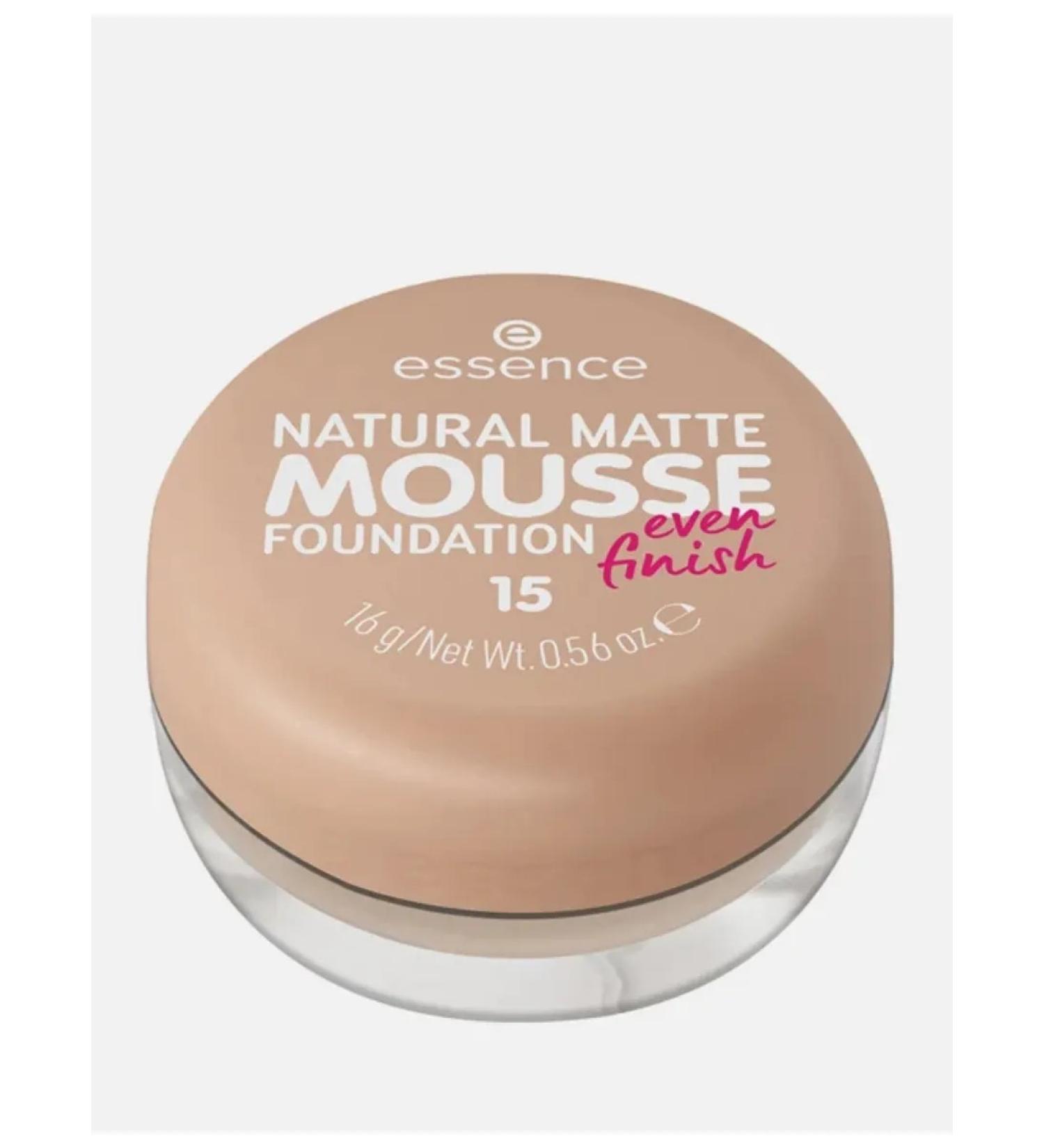 Essence Tonal base of mousse Natural Matte Mousse 15