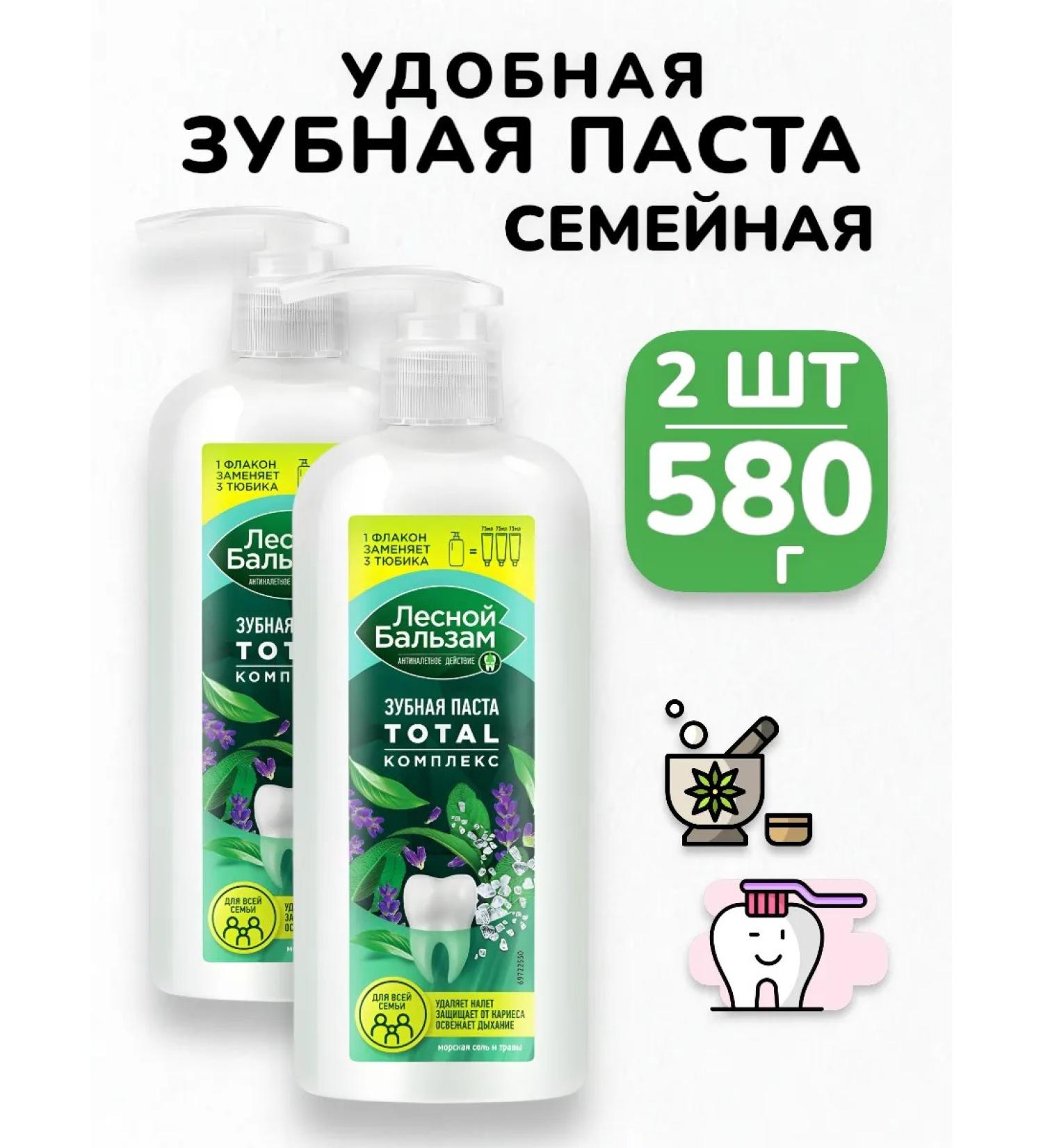 IT WILL BE Cleaner Toothpaste with a dispenser of forest balm total "grass" - 580g - Buy Online on GoSupps.com