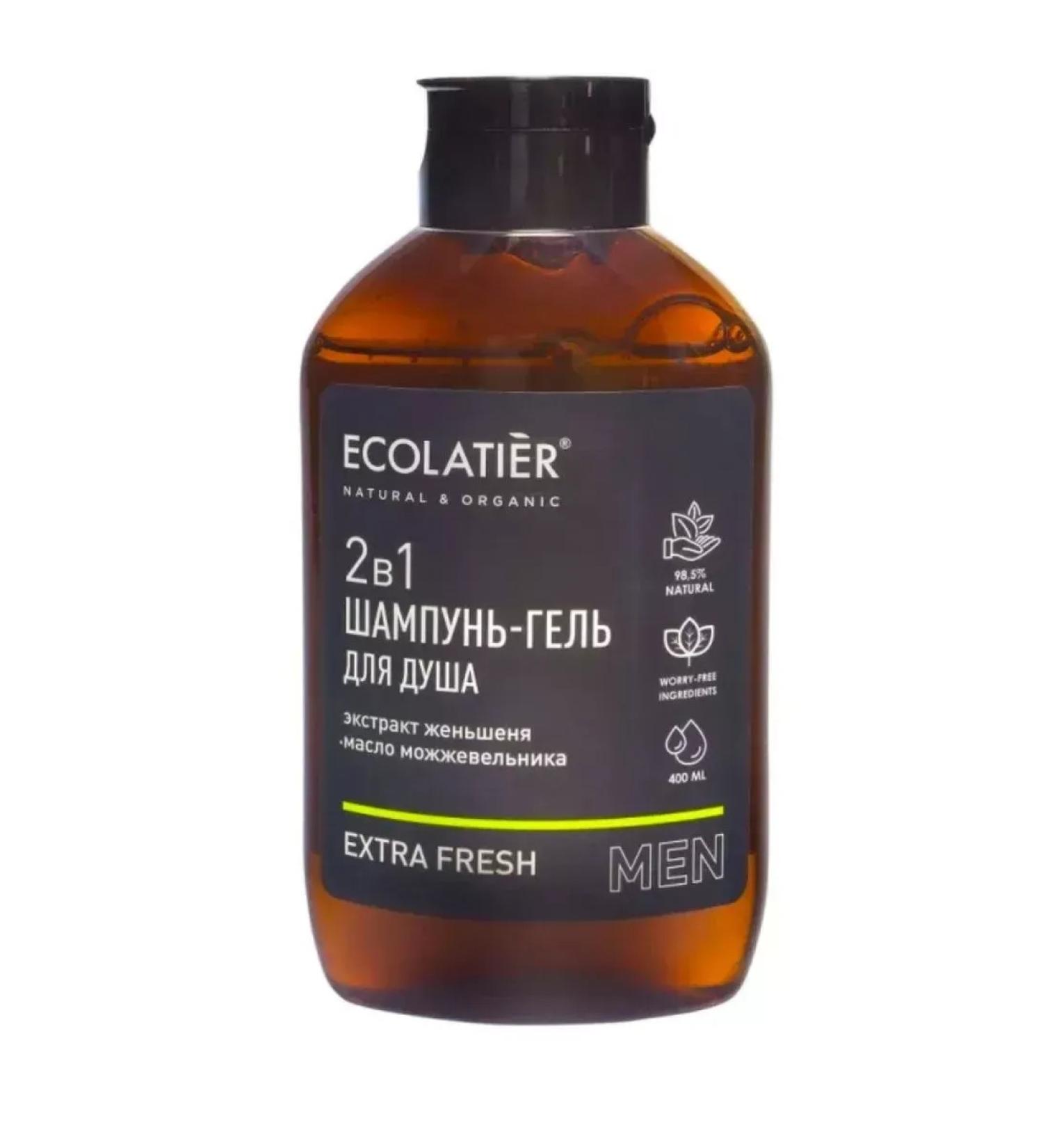 ECOLATIER Shampoo - Extra Fresh gel 400 ml