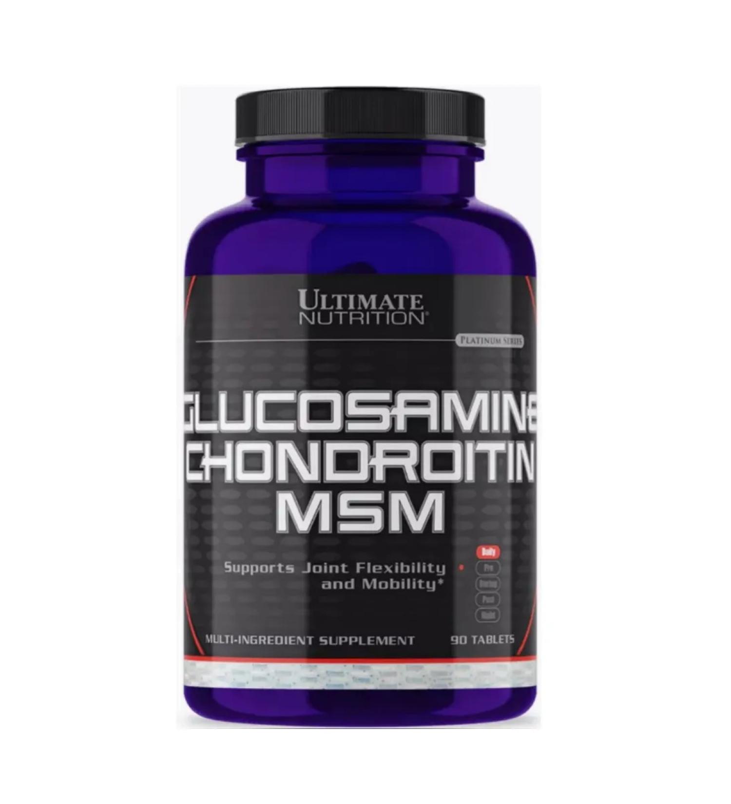 Ultimate Nutrition Glucosamine & Chondroitin + MSM 90 pcs