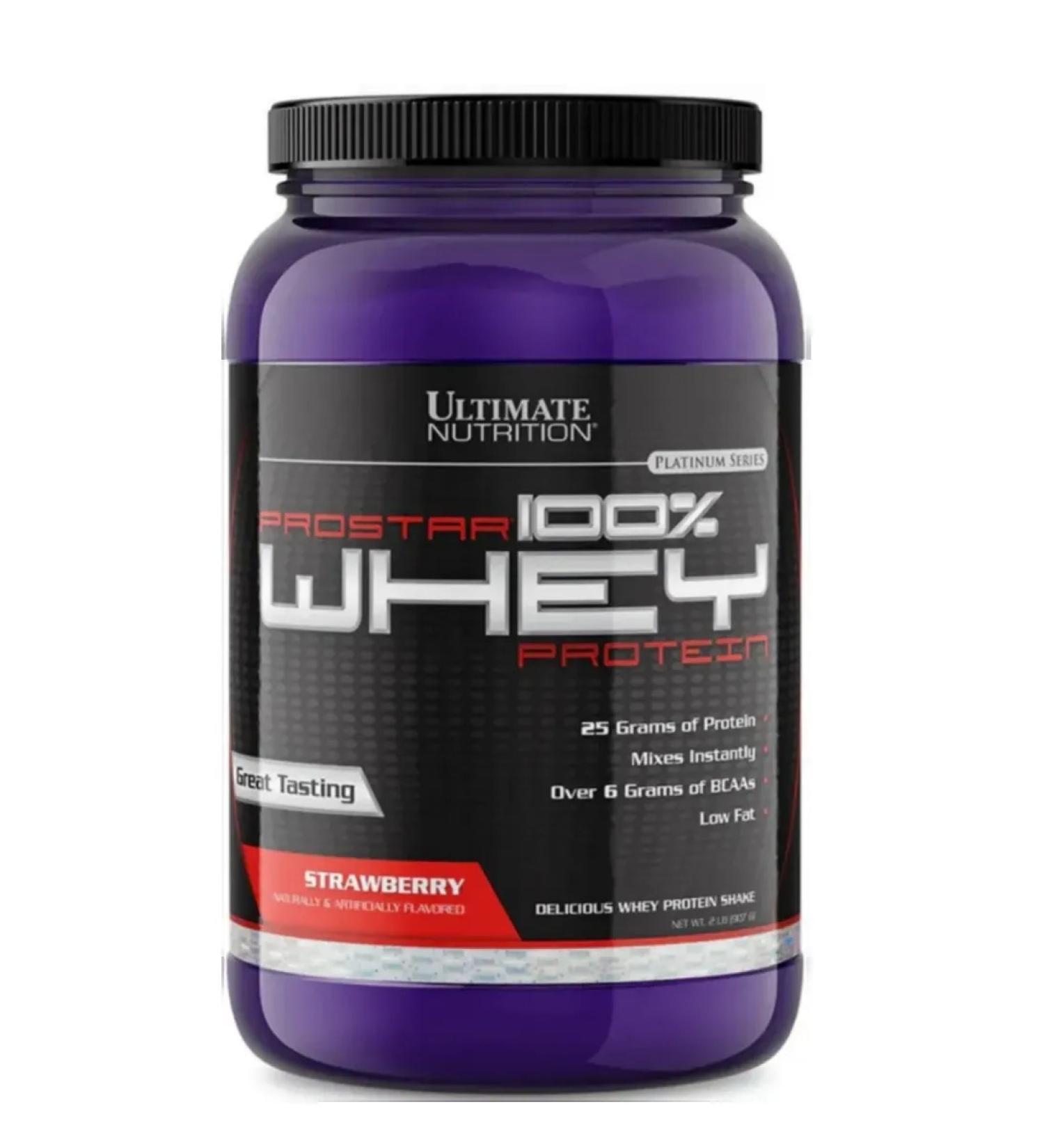 Ultimate Nutrition Prostein Prostar Whey Protein 907 GR strawberries