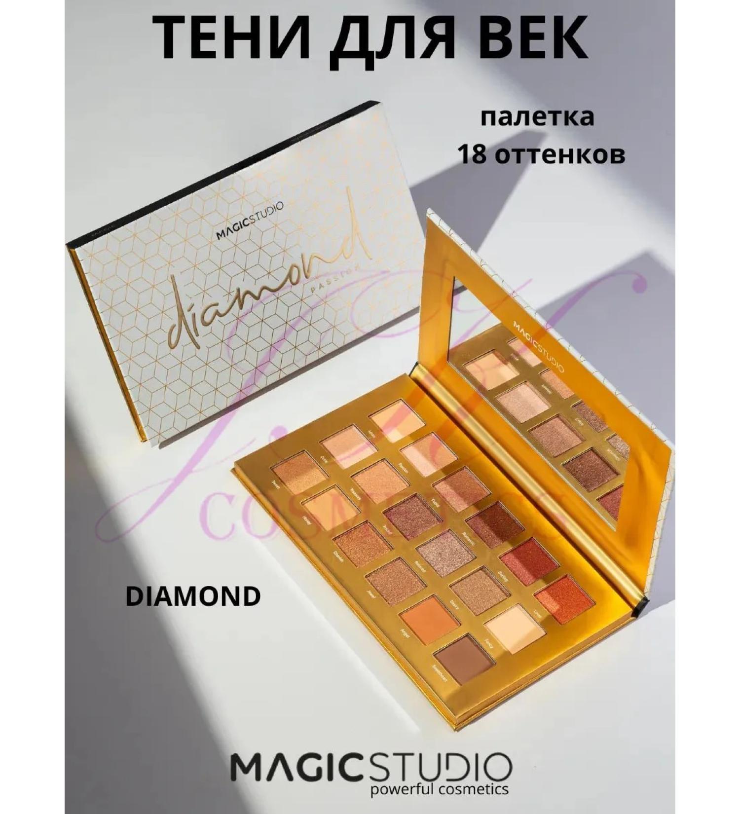 MAGIC STUDIO Eye Shadows Diamond Palette 18 Shades - Buy Online on GoSupps.com