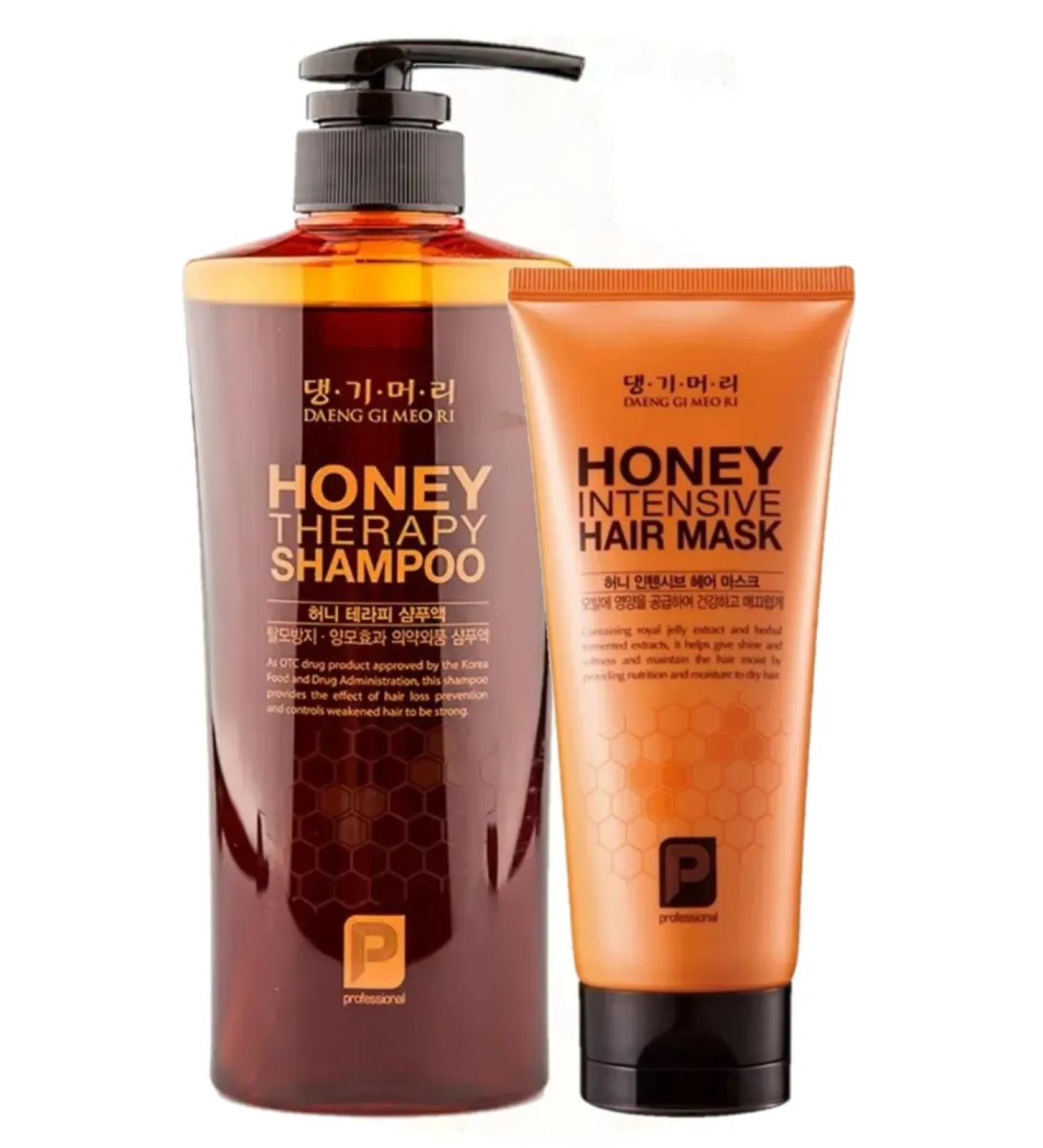 Daeng Gi Meo Ri Honey shampoo and hair mask with honey 500ml +150ml