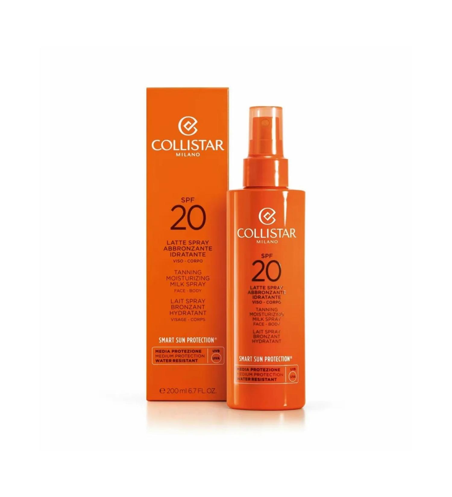 Collistar Moisturizing milk for tanning SPF20 200ml - Buy Online on GoSupps.com