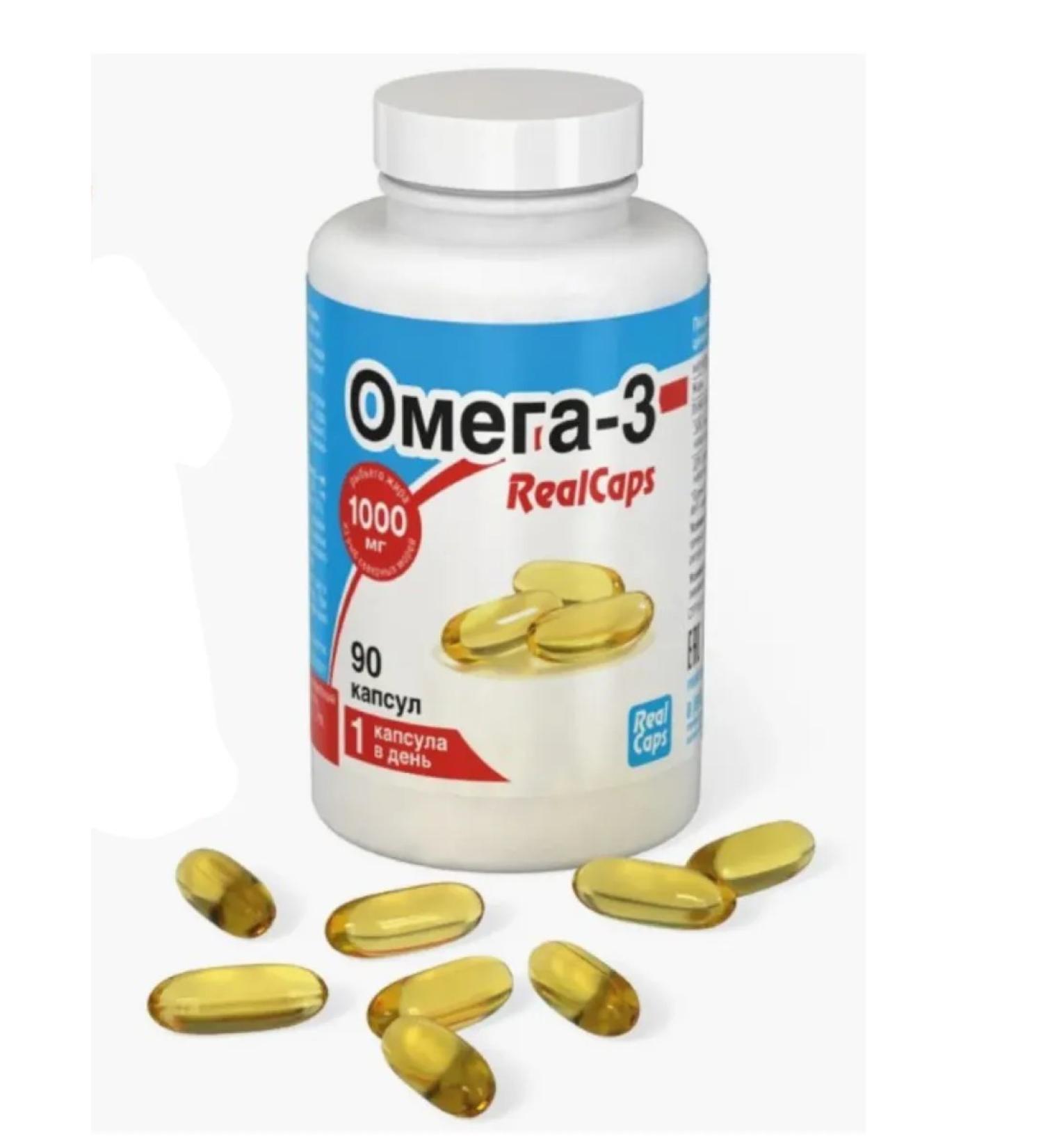 home medicine cabinet Omega-3 RealCaps caps. 1400 mg No. 90