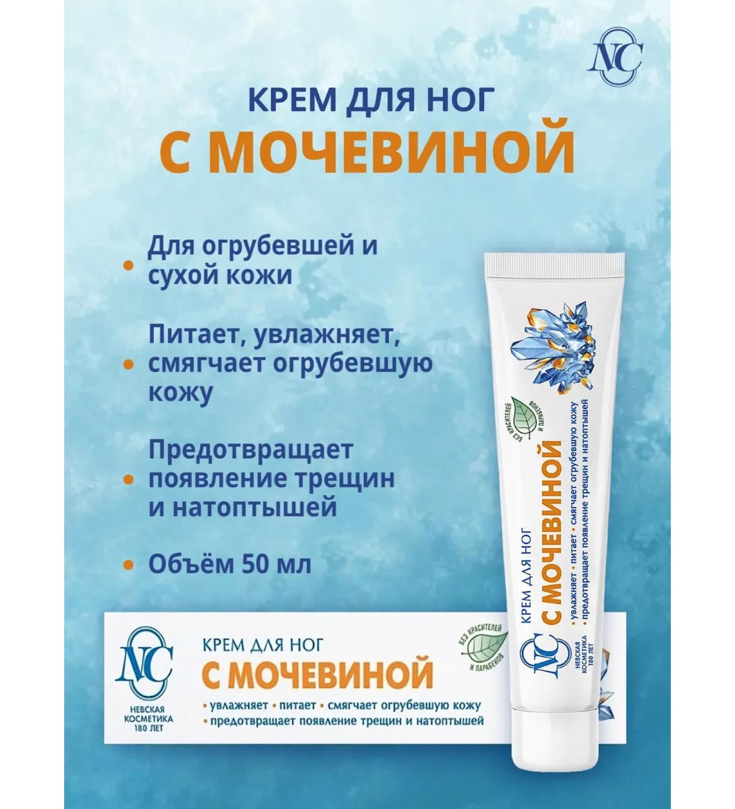 Nevskaya Cosmetics Toe cream with urea - Buy Online on GoSupps.com