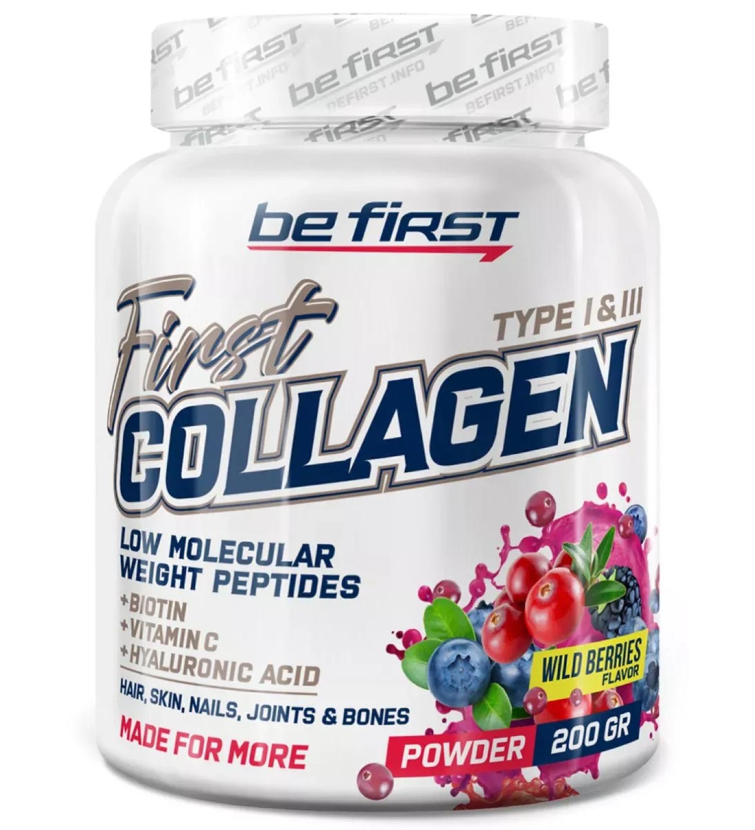Be First Collagen complex+biotin+hyaluronic acid+vitamin C - Buy Online on GoSupps.com