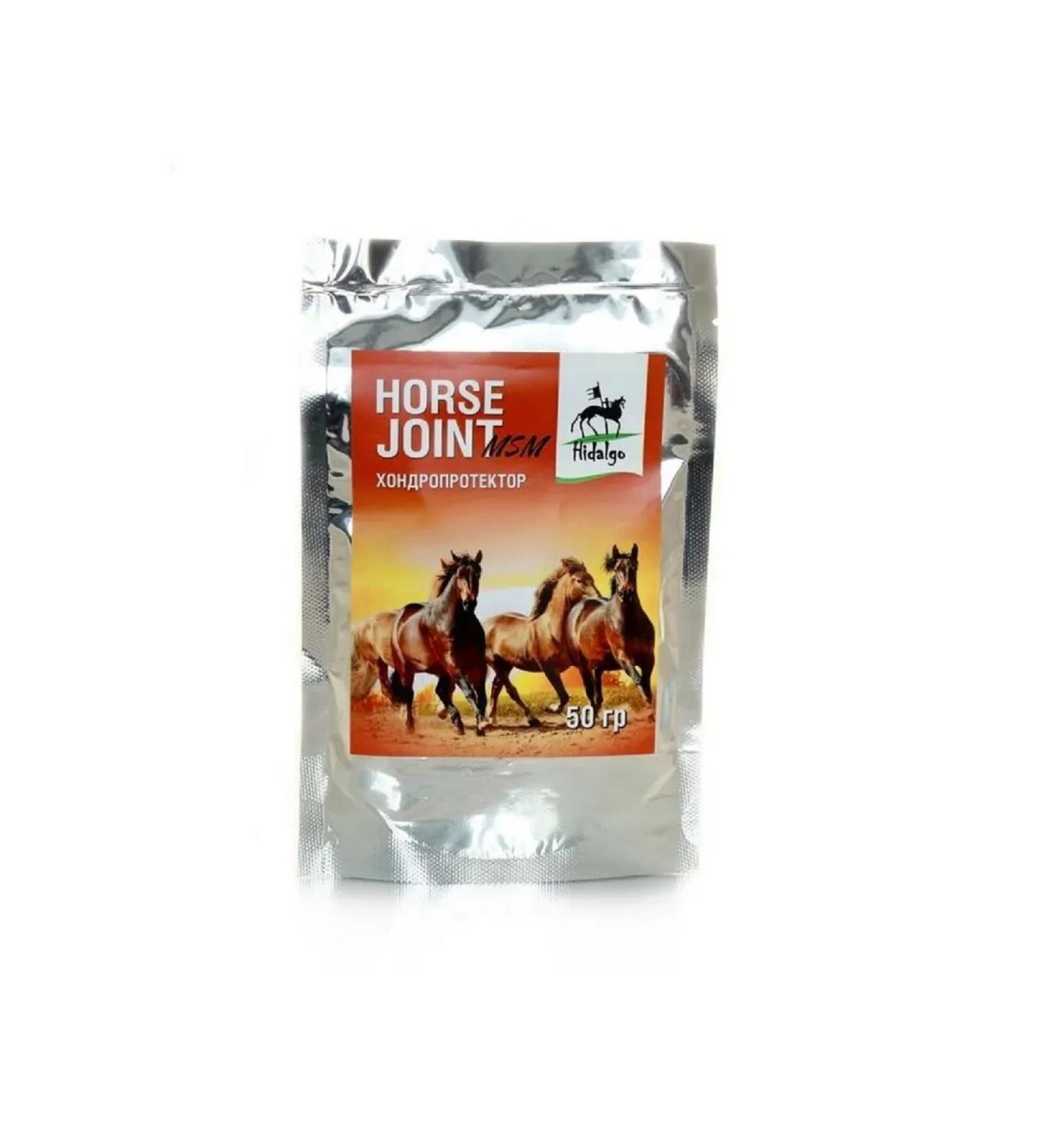 Hidalgo Horse Joint +MSM chondroprotector zip package 50 g - Buy Online on GoSupps.com
