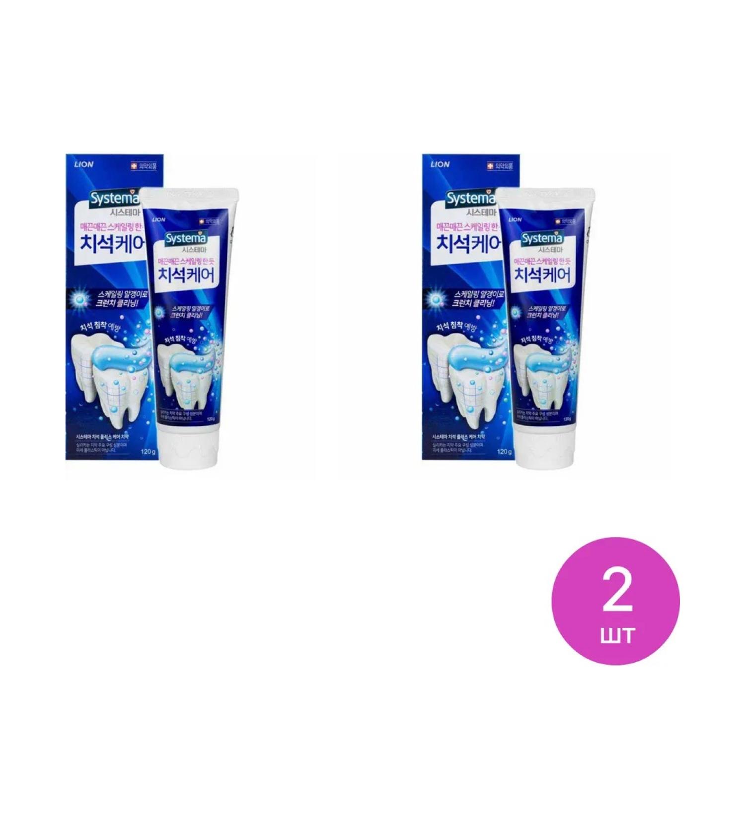 LION System Tartar Lyon Paste from Tartar 120g 2 pcs