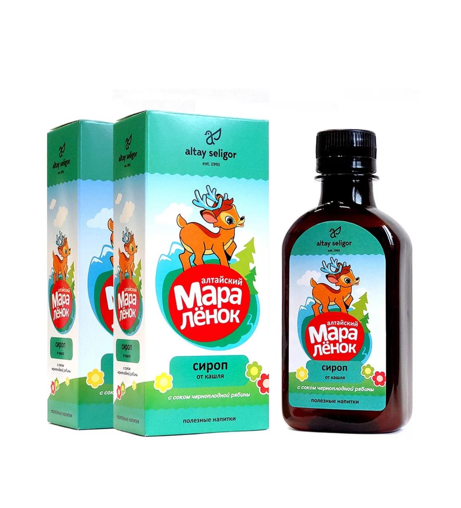 Altai maral fawn Children's syrup from coughing (200 ml) 2 units - Buy Online on GoSupps.com