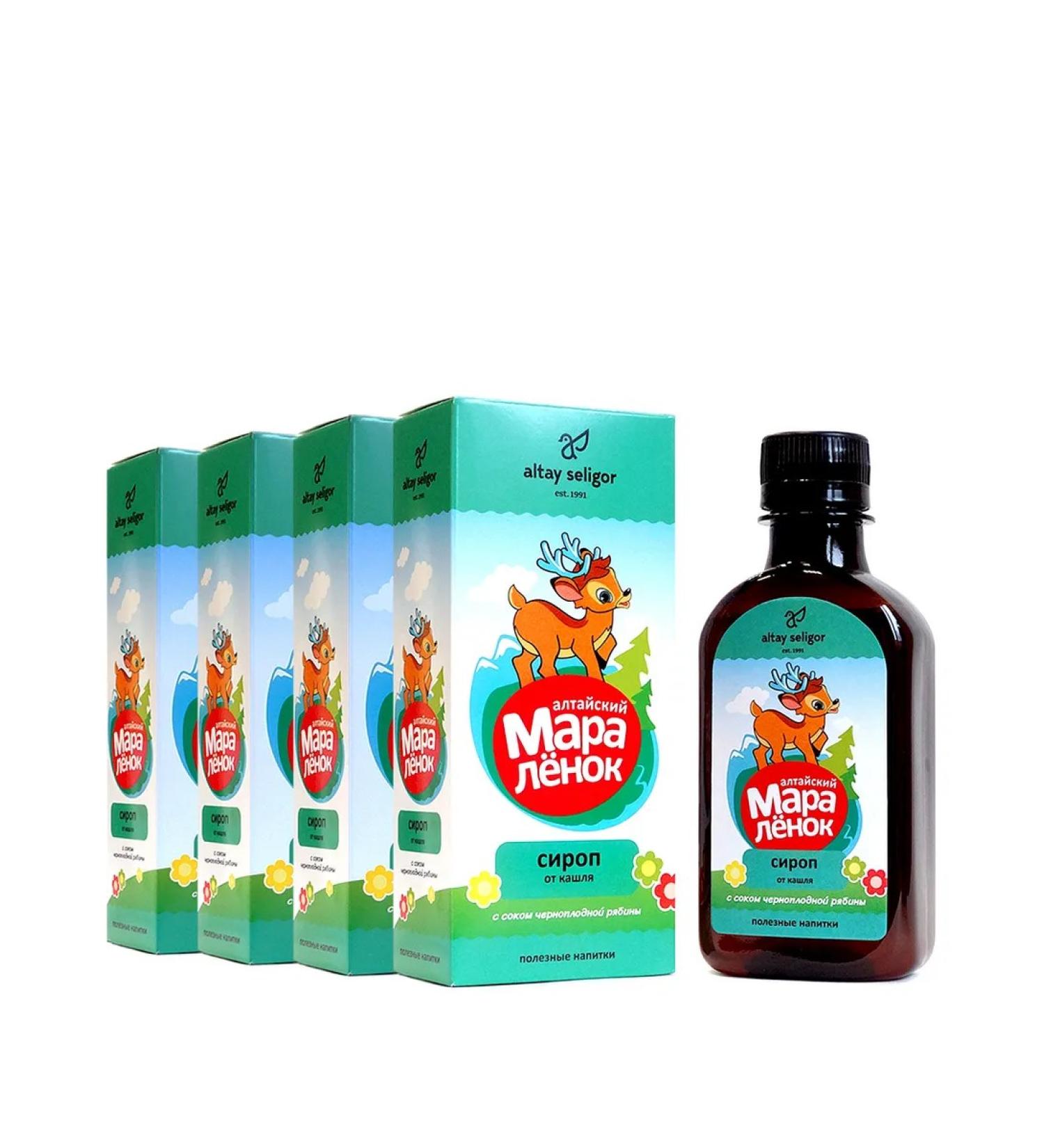 Altai maral fawn Children's syrup from coughing (200 ml) 4 units - Buy Online on GoSupps.com