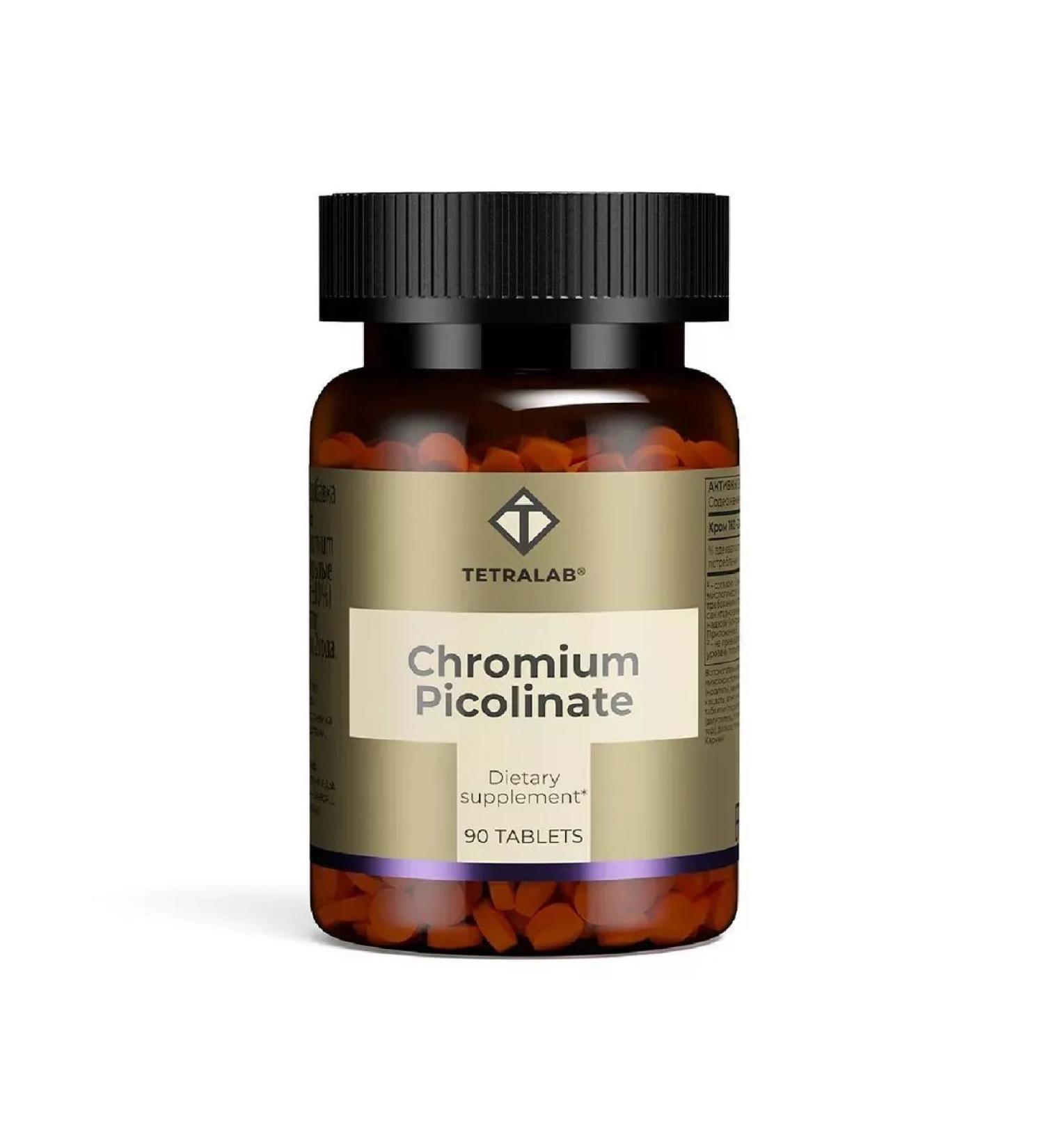 TETRALAB Chromium picoline 90 tab - Buy Online on GoSupps.com