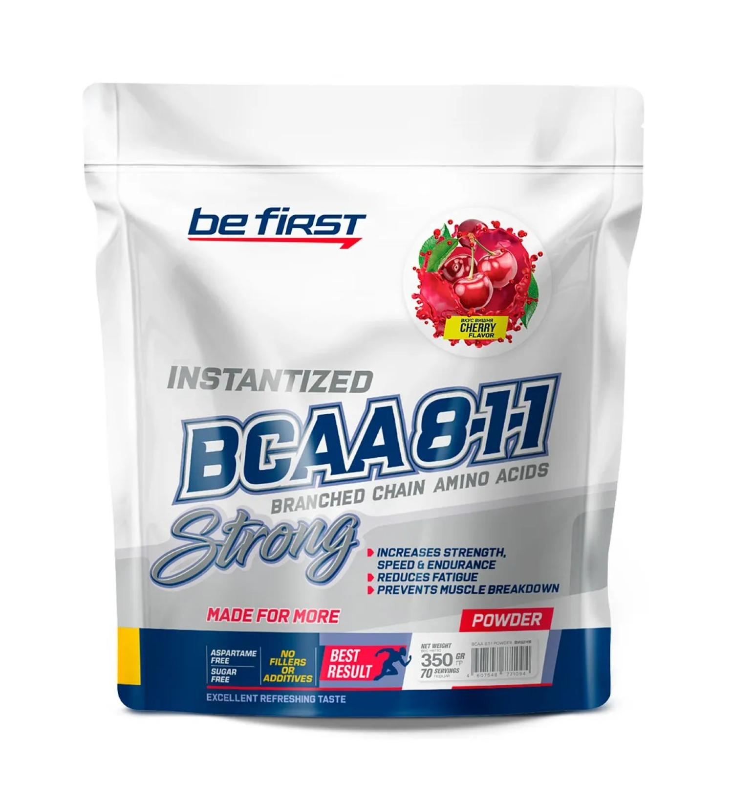 Be First Amino acids BCAA 8-1-1 350g cherry