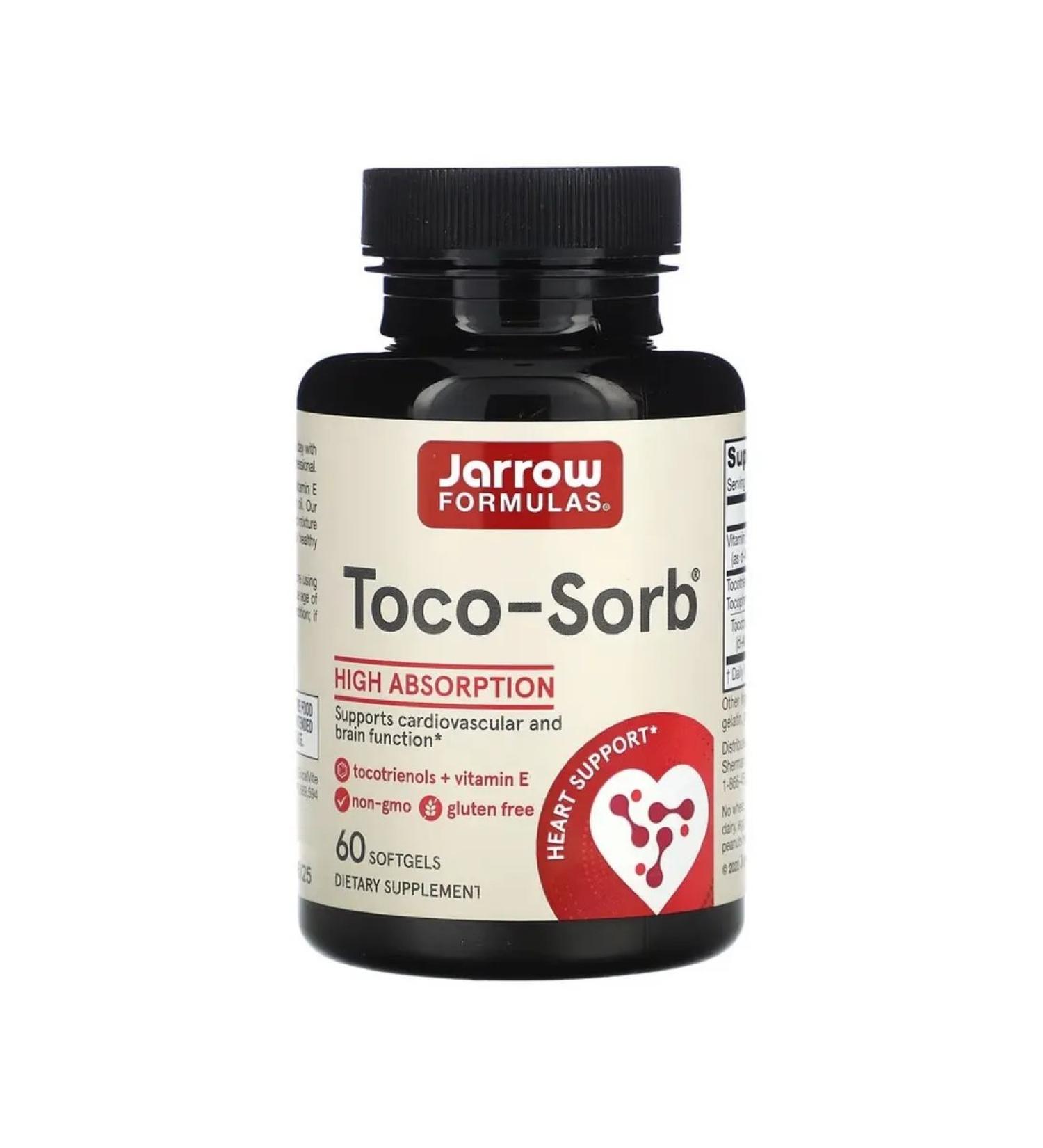 Jarrow Formulas Toco-Sorb a complex of tocotrienols and vitamin E