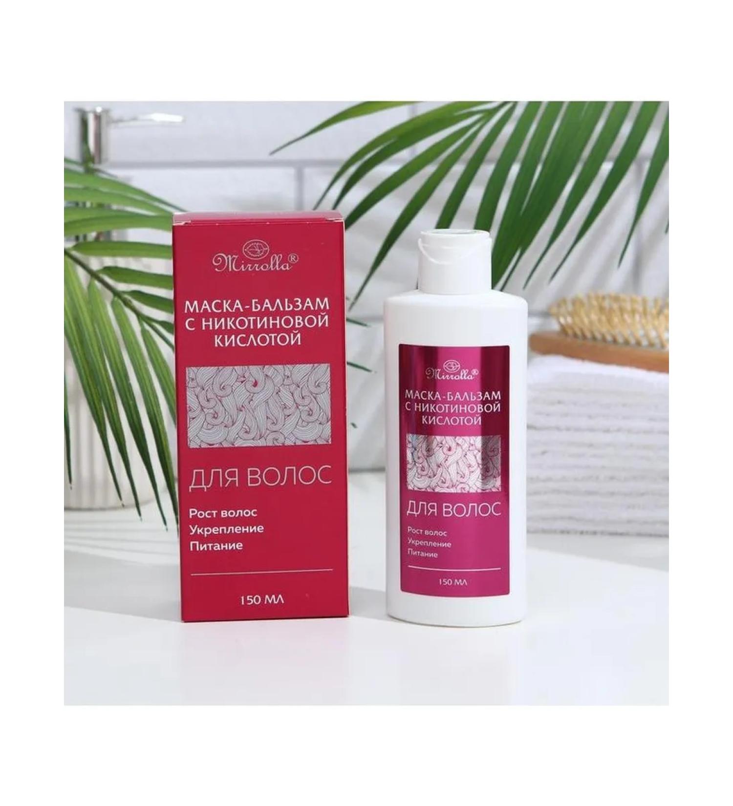Mirolla Hair Balm mask with nicotinic acid growth - Buy Online on GoSupps.com