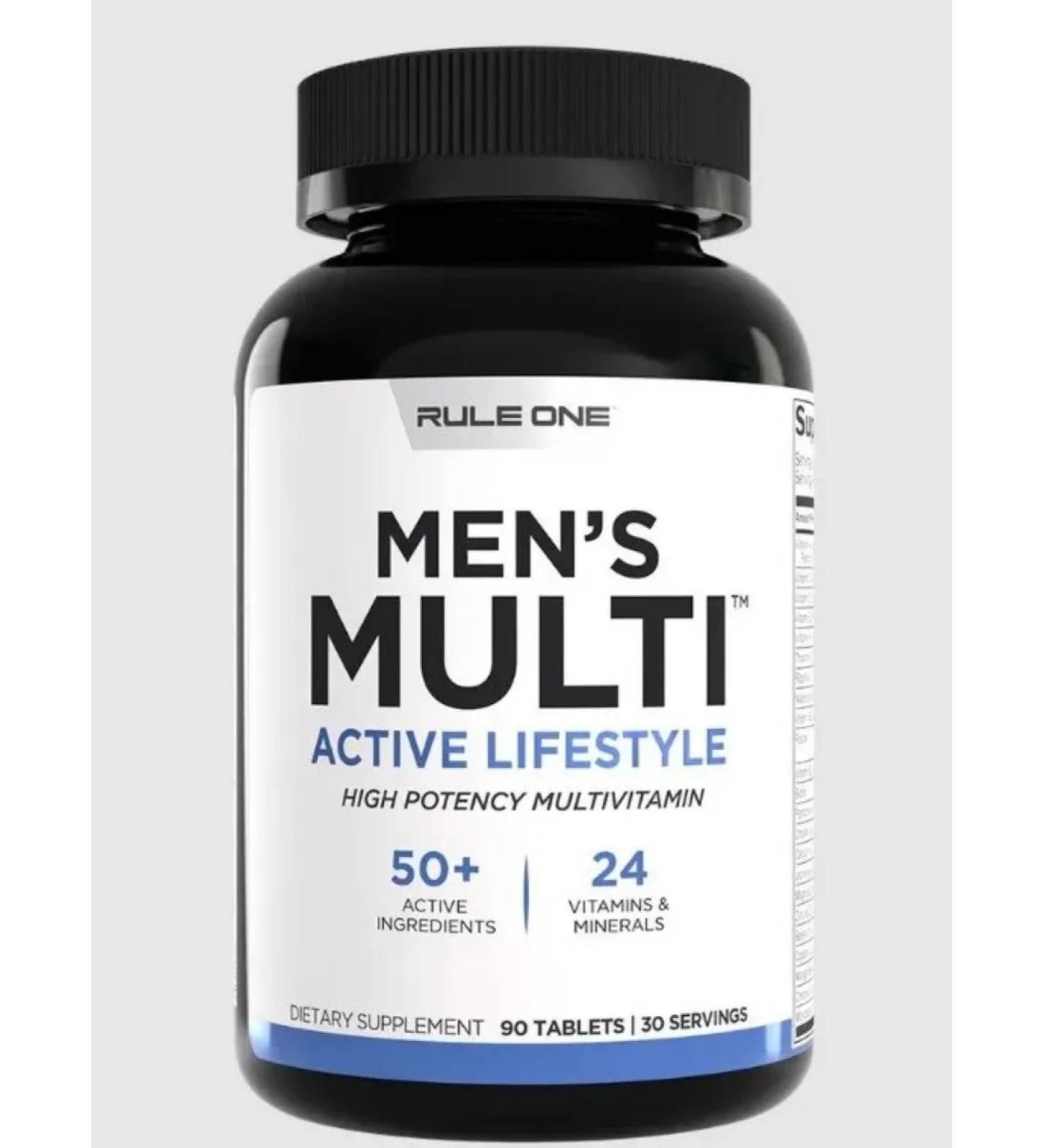 Rule One Men's Active Lifestyle multivitamins 90 tablets