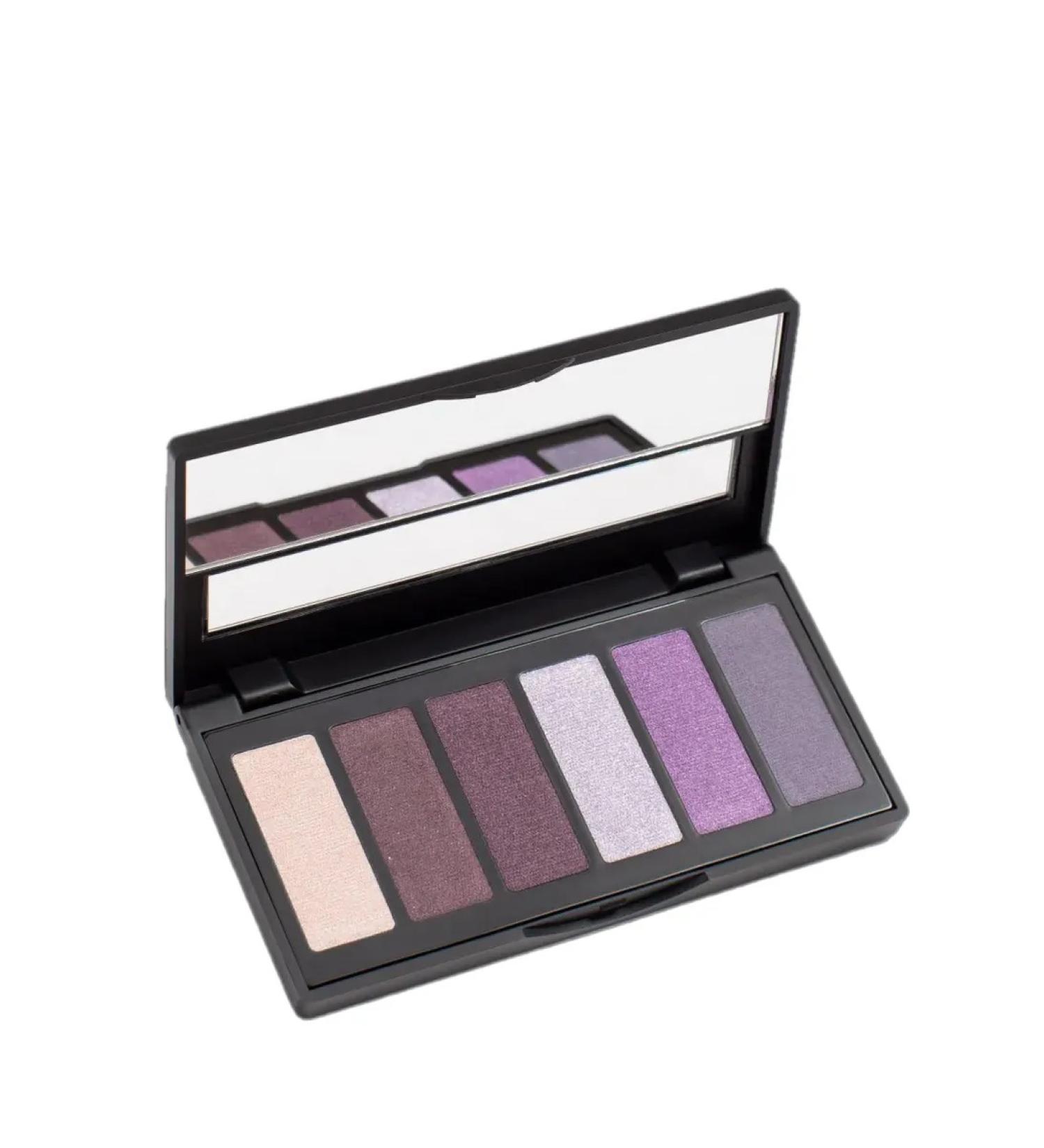 Aden Palette of eye shadow (6 shades) 02 Bordeaux lilac - Buy Online on GoSupps.com