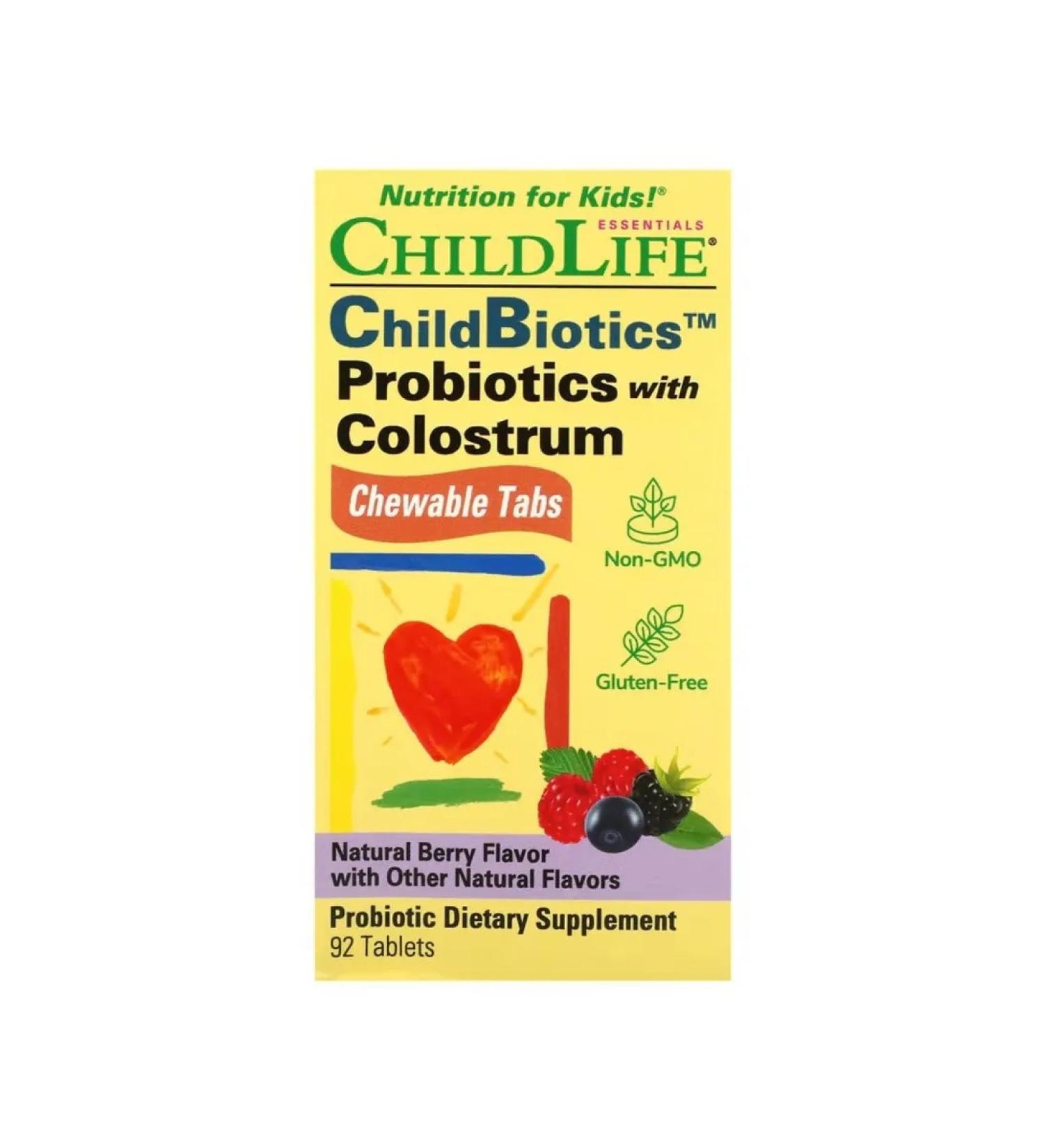ChildLife Probiotic with colostrum for children 92 pieces