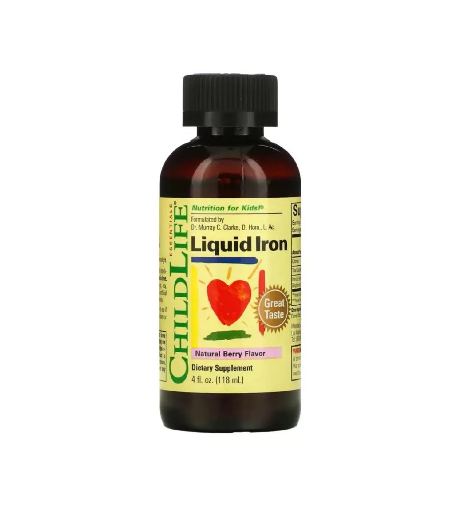 ChildLife Iron liquid iron for children 118ml