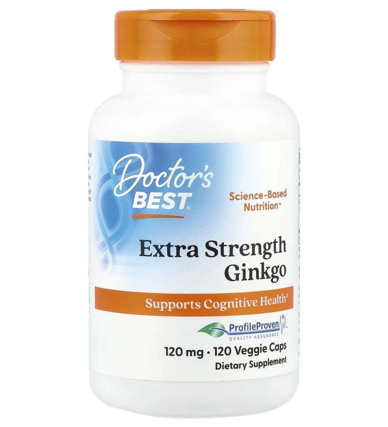 Doctor's Best ginkgo with increased action - Buy Online on GoSupps.com