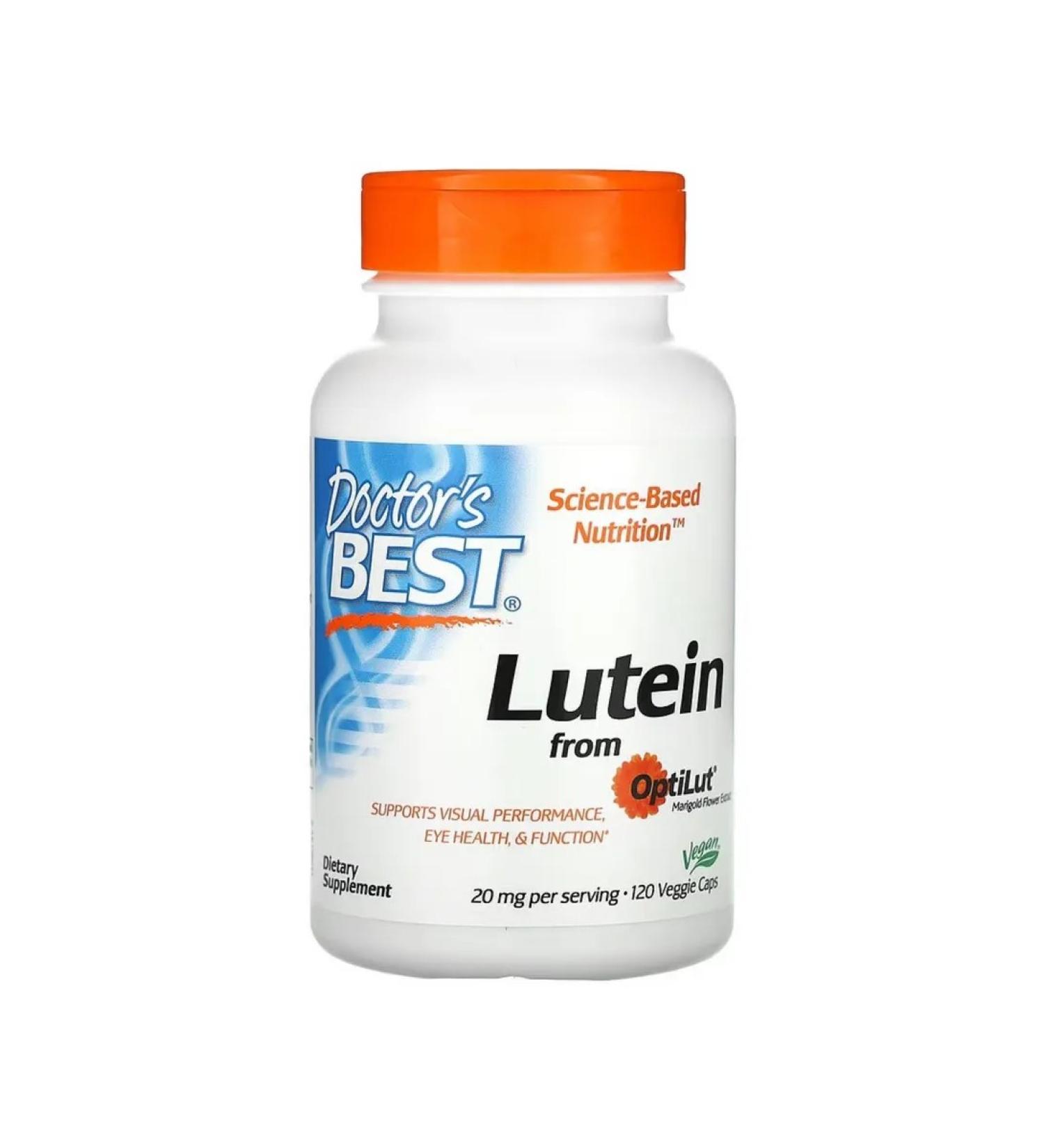 Doctor's Best Luthein from Optilut 20 mg 120 capsules