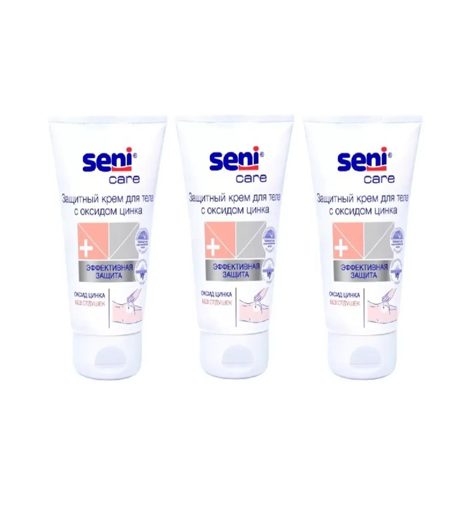 Seni Care protective cream with zinc oxide 100ml - 3 pcs