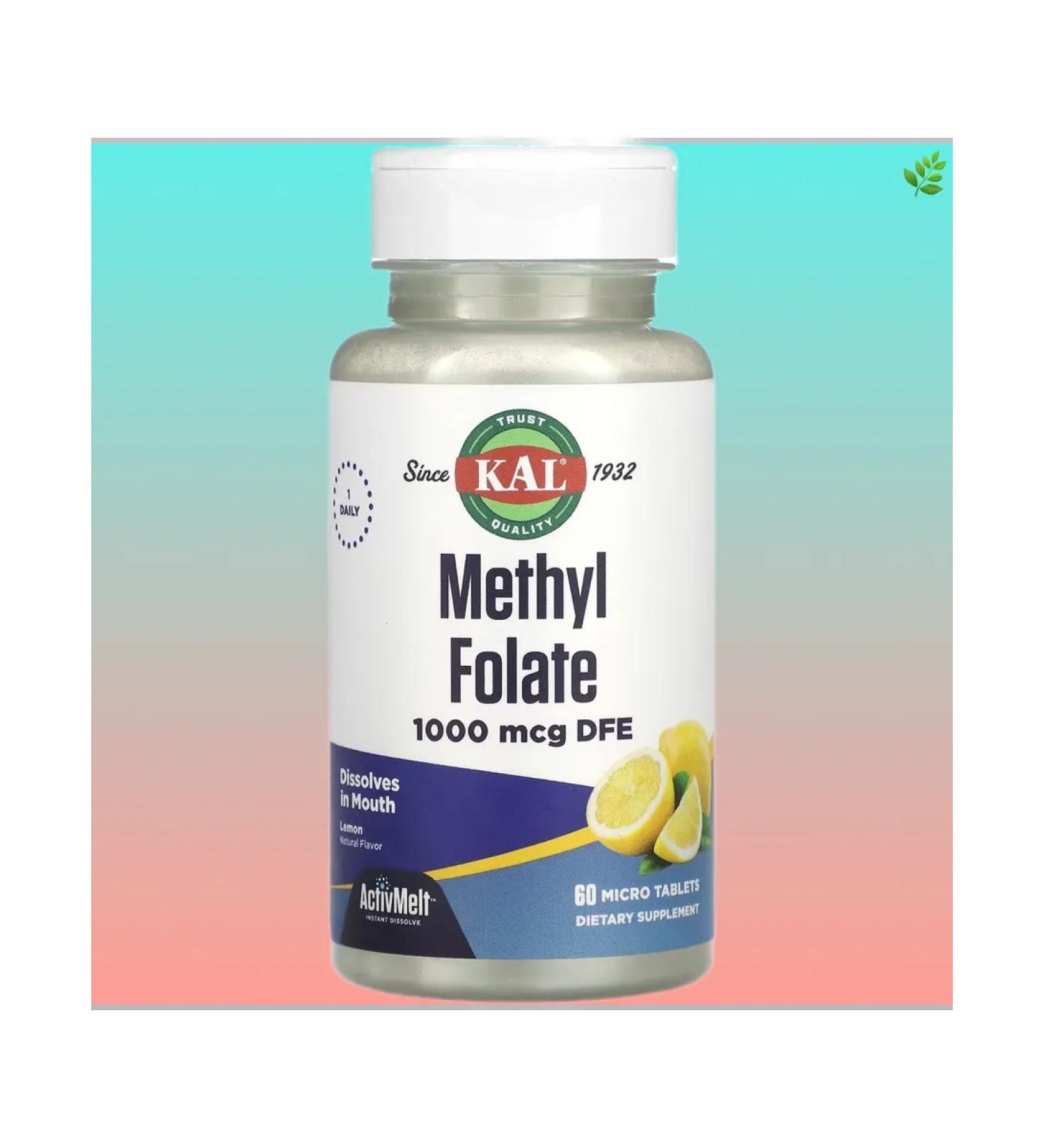 KAL Methylphulatory lemon 1000 g DFE 60 micro -tacks