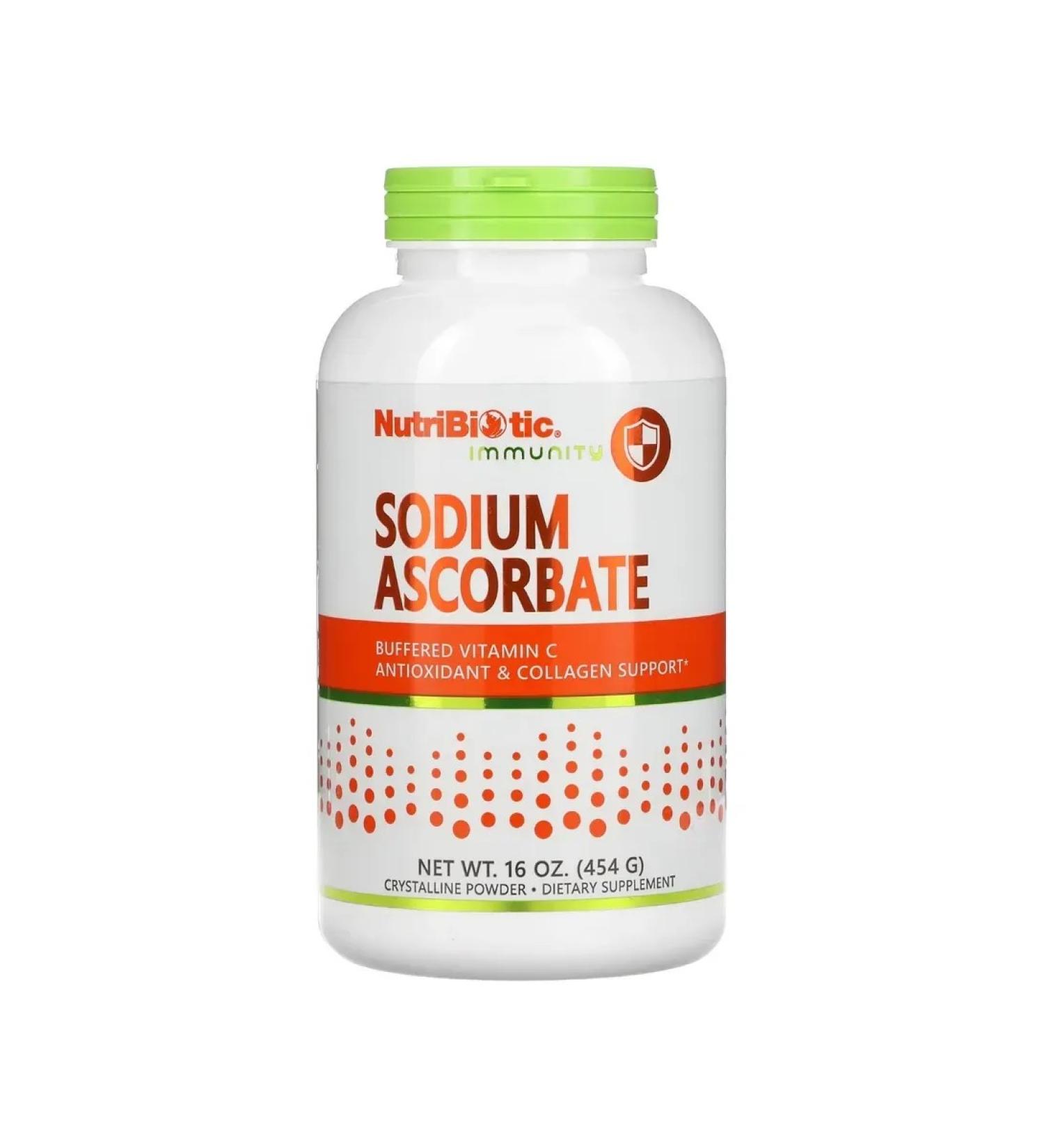 NutriBiotic Sodium sodium ascorbate vitamin C - Buy Online on GoSupps.com