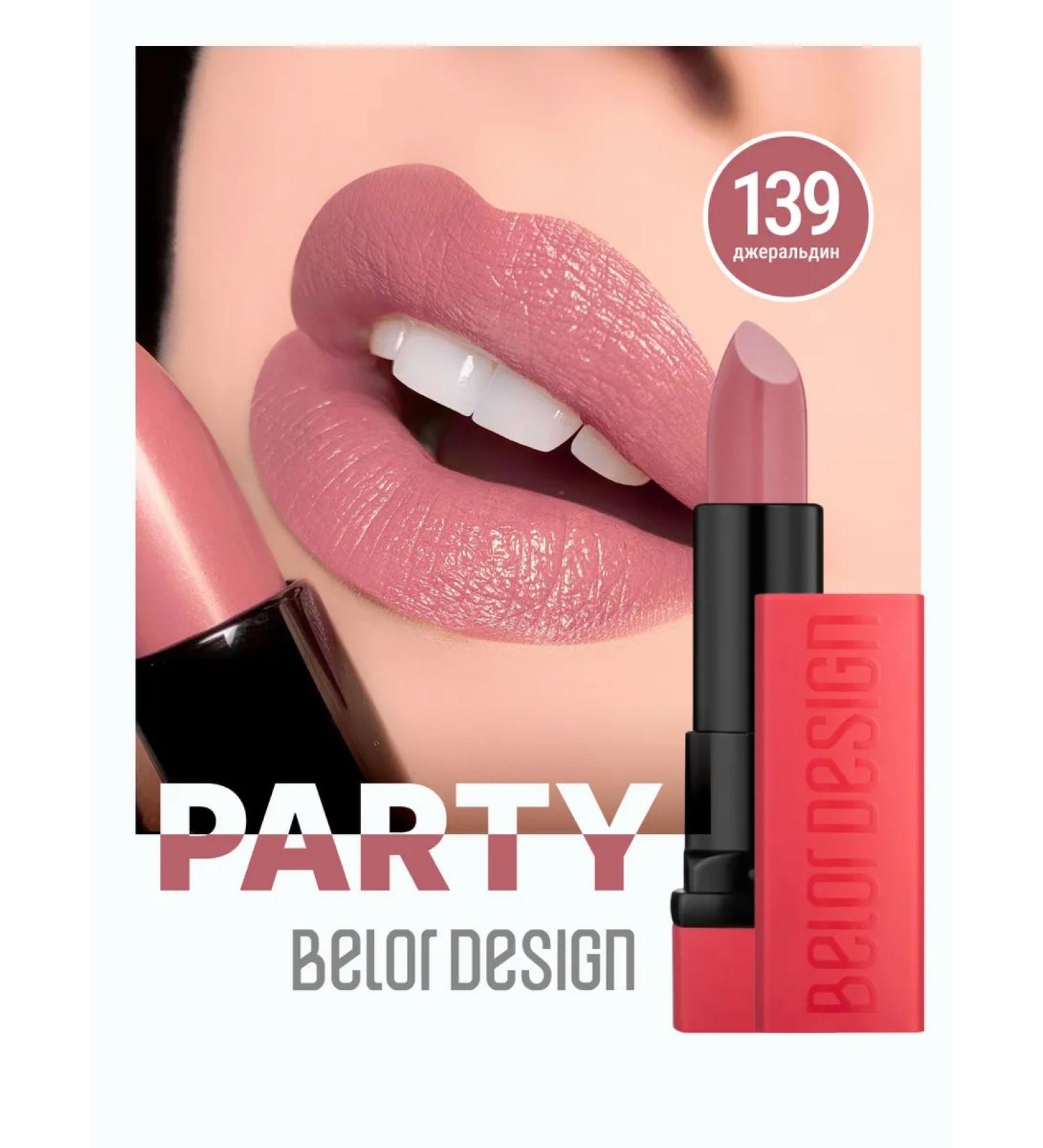 BELOR DESIGN Moisturizing lipstick tone 139 satin - Buy Online on GoSupps.com
