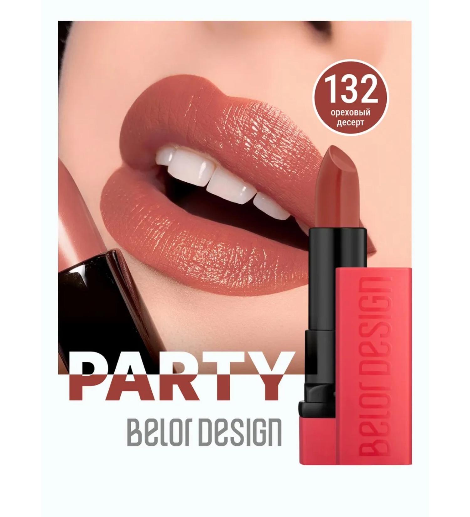 BELOR DESIGN Moisturizing lipstick tone 132 - Buy Online on GoSupps.com