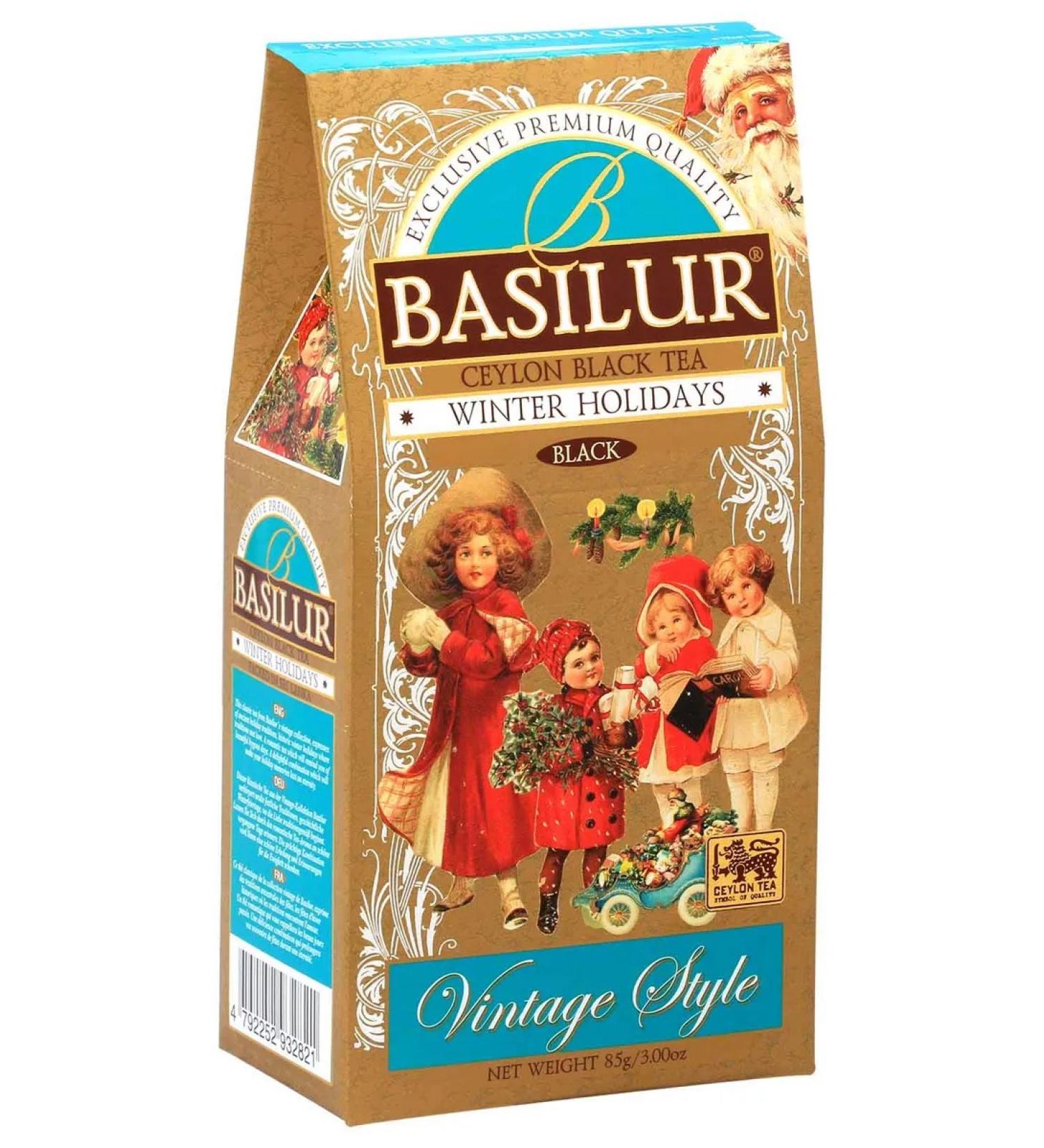Basilur Tea vintage winter holidays - Buy Online on GoSupps.com