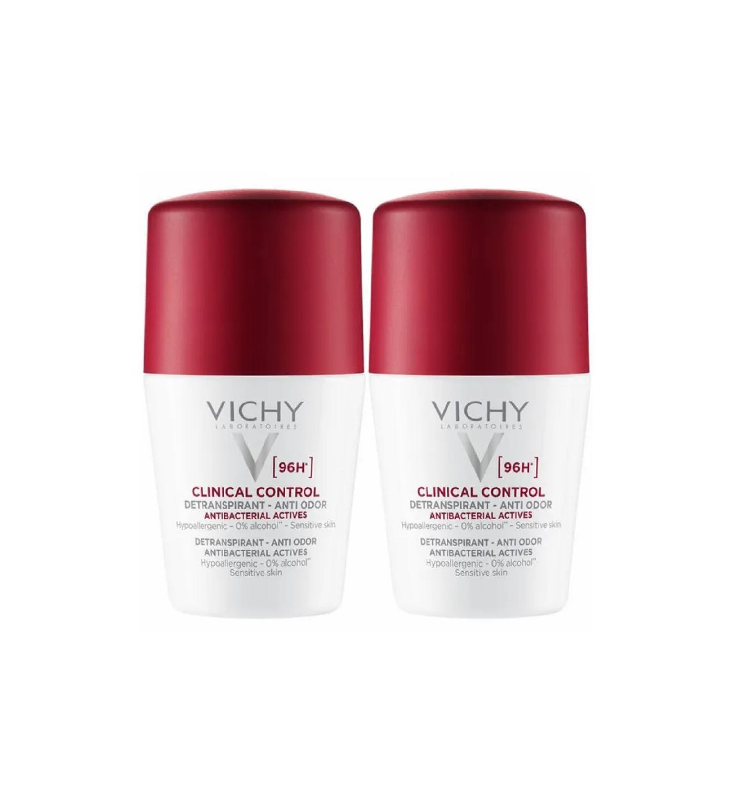 VICHY Ballic deodorant Duo Clinical Control 96h 2 pcs - Buy Online on GoSupps.com