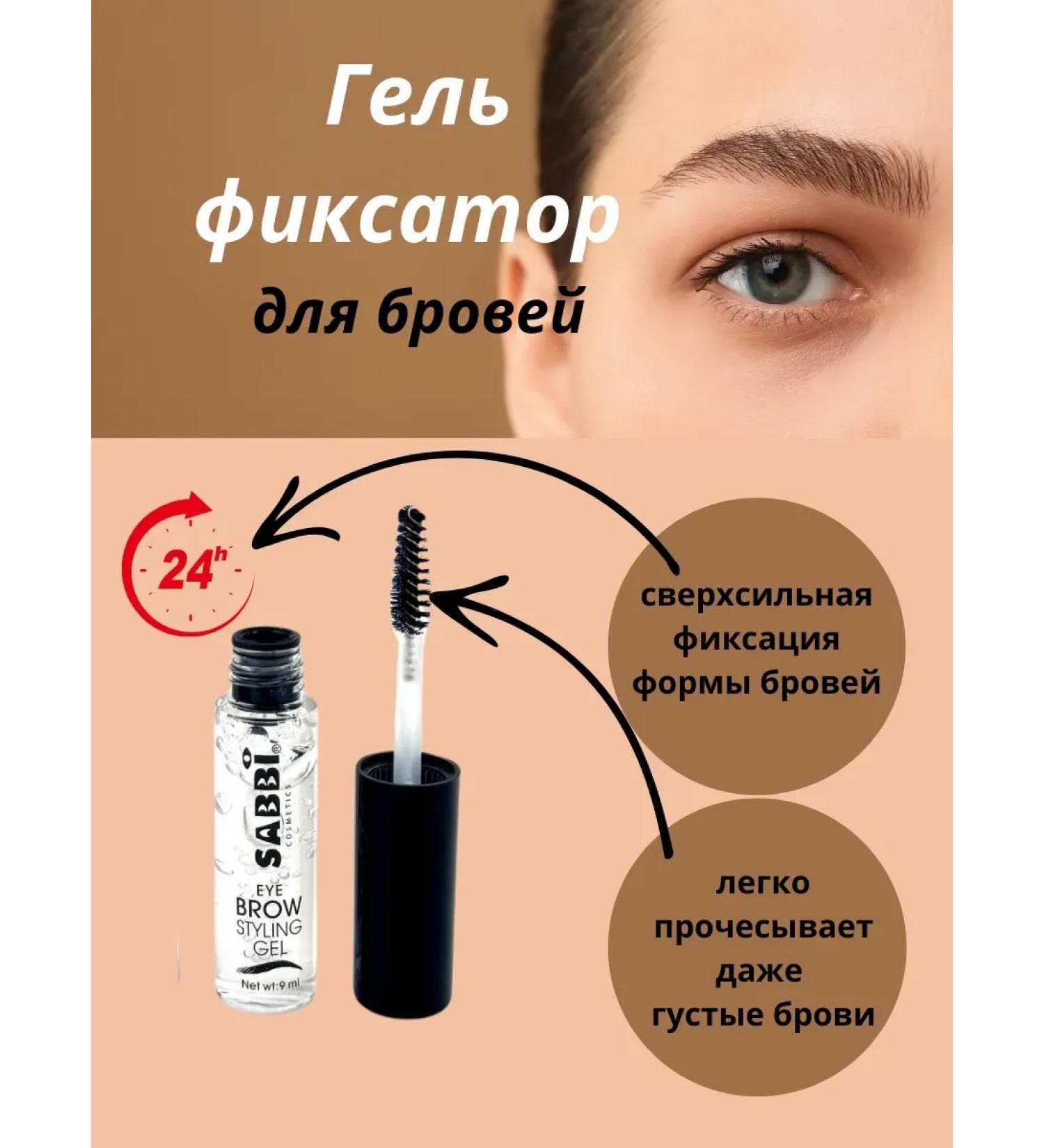NUNA S Eyebrow gel fixing persistent transparent - Buy Online on GoSupps.com