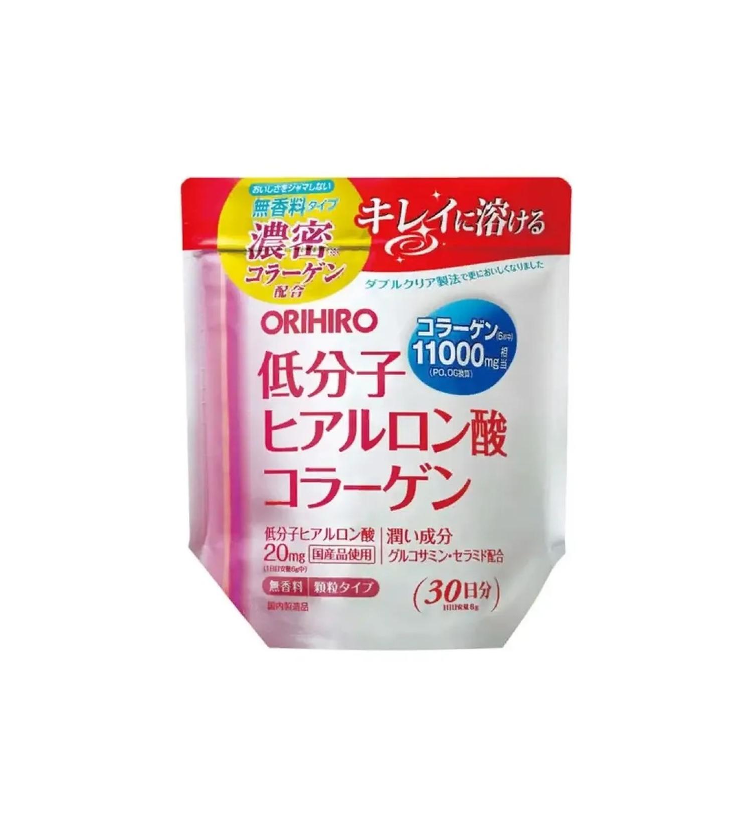 Orihiro Collagen and hyaluronic acid 180g for 30 days