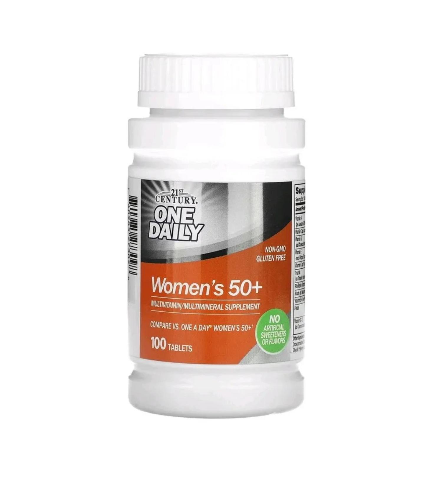 21st Century One Daily Women's 50+ 100 tablets multivitamins
