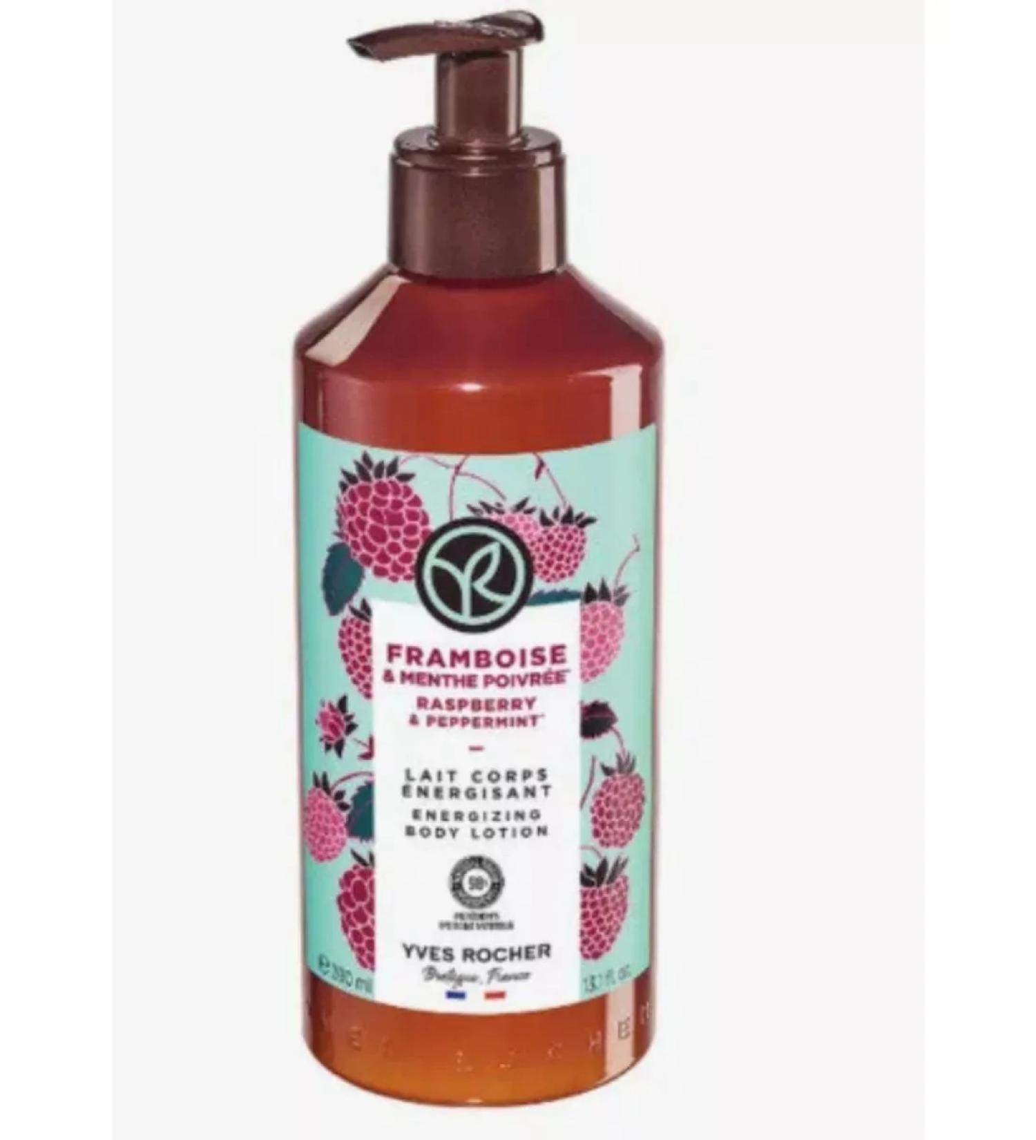 Elite Cosmetics Body milk "Raspberry & Mint" 390ml