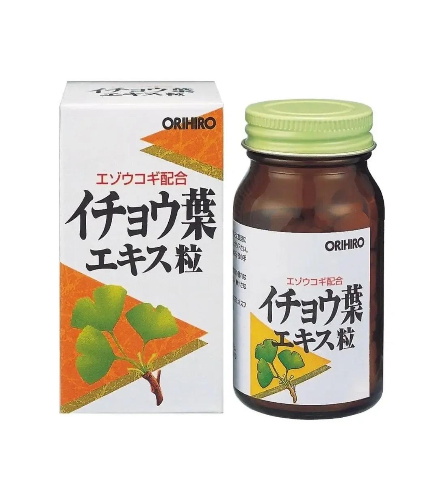Orihiro Extract Ginkgo Biloba Eleutherococcus+ 240 tablets