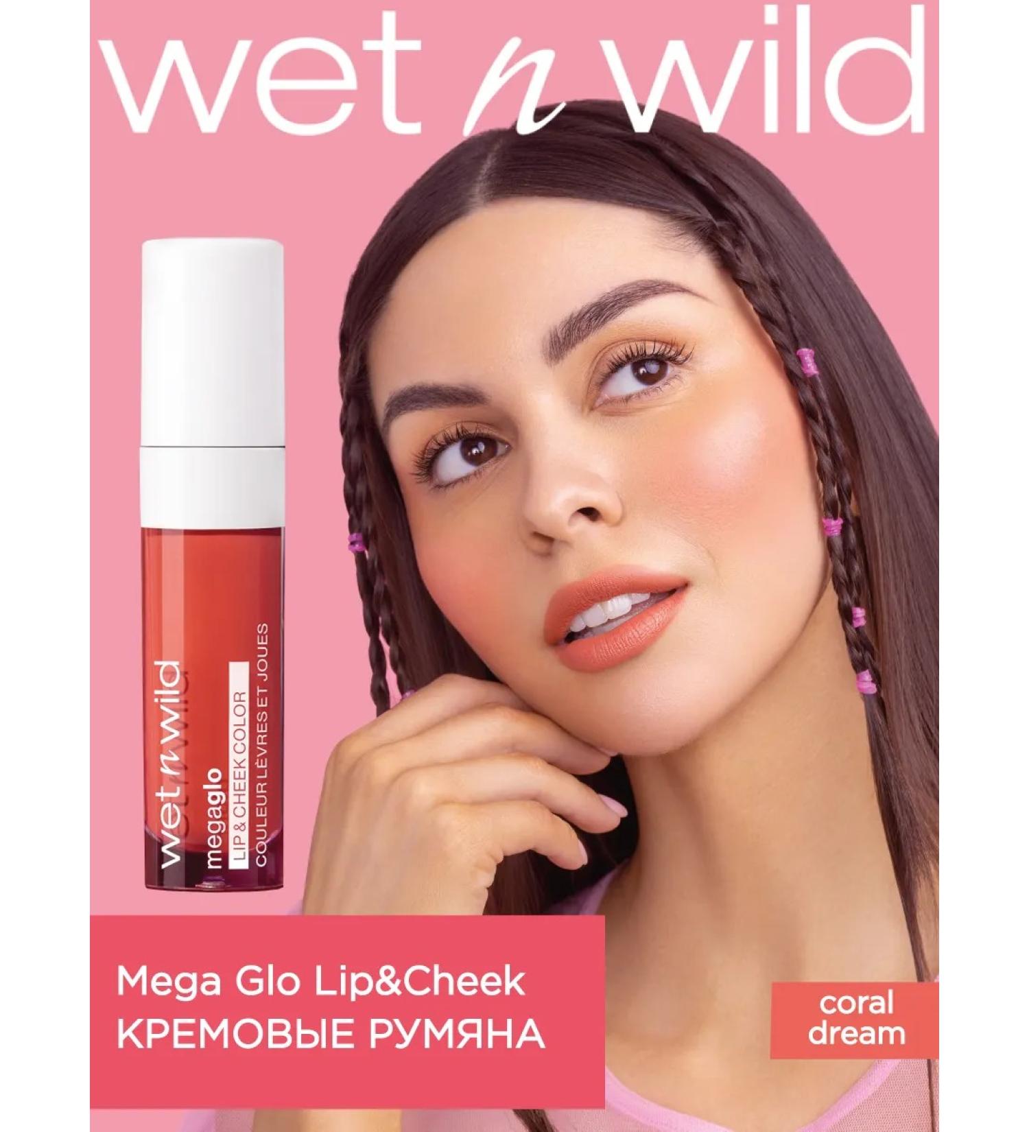 Wet n Wild Face blush cream cream MEGA GLO tone Coral Dream - Buy Online on GoSupps.com