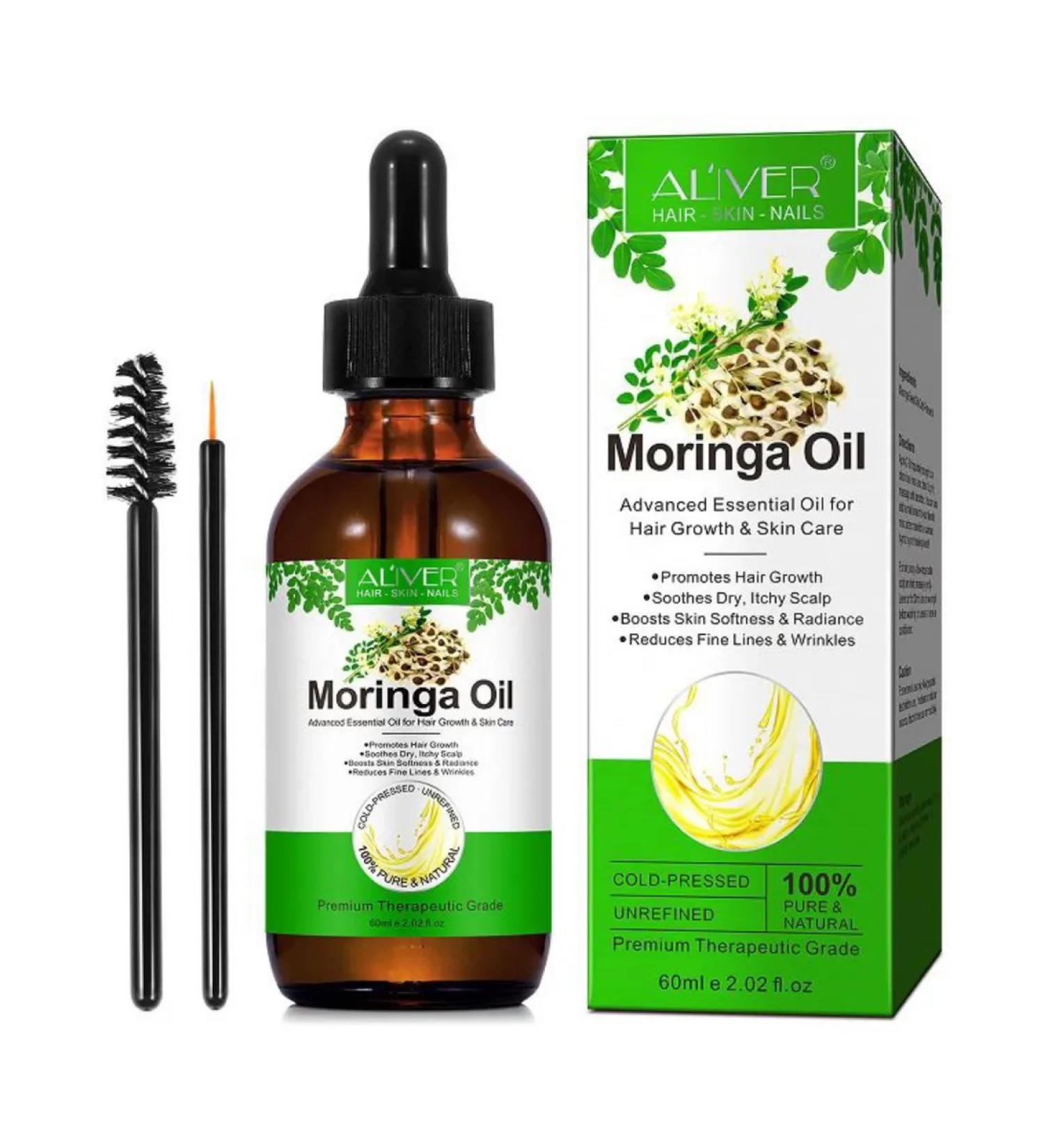 Aliver Moring oil for growth and hair care and eyelashes