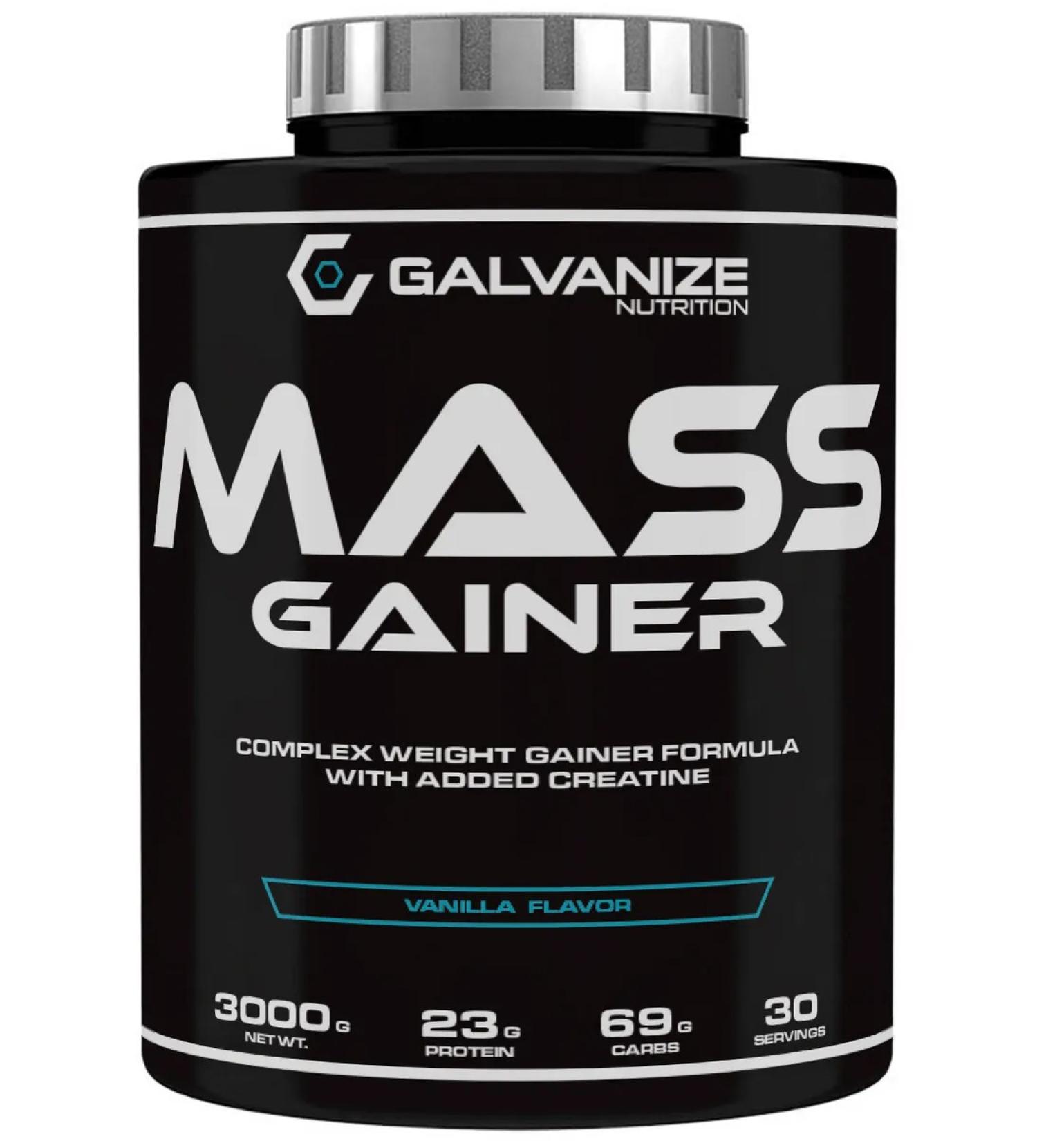Galvanize Nutrition Gainer Galvanize Nutrishn Mass Gainer 3000 g - Buy Online on GoSupps.com