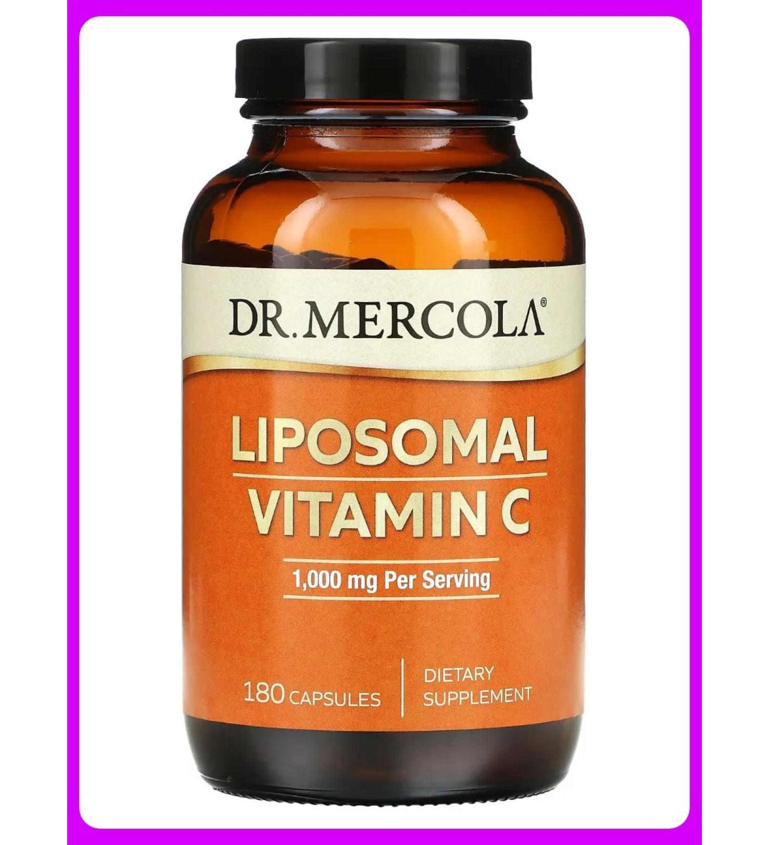 Dr Mercola Liposomal vitamin C 500 mg 180 capsules