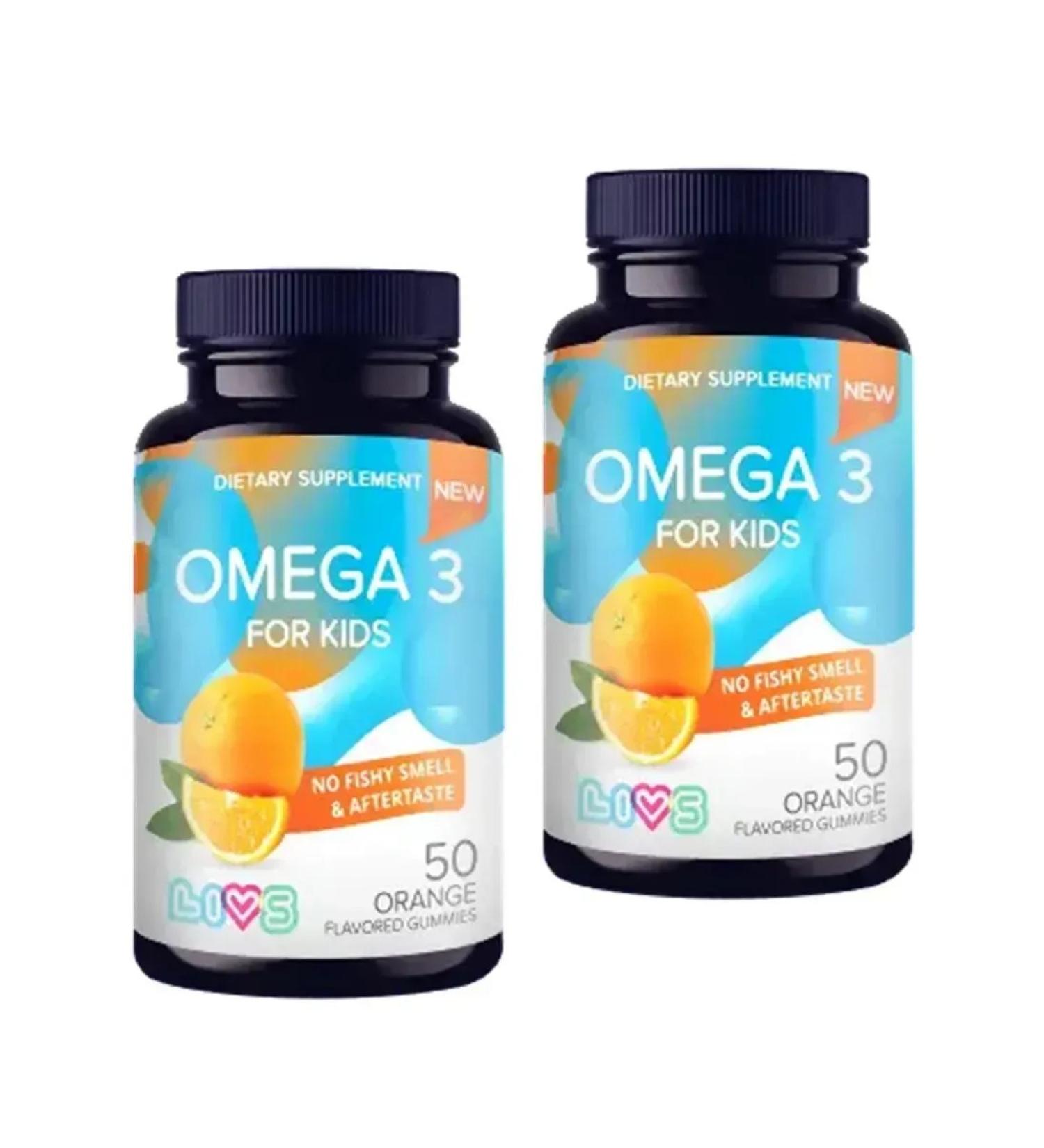 LIVS Omega-3 for children 2 pcs - Buy Online on GoSupps.com