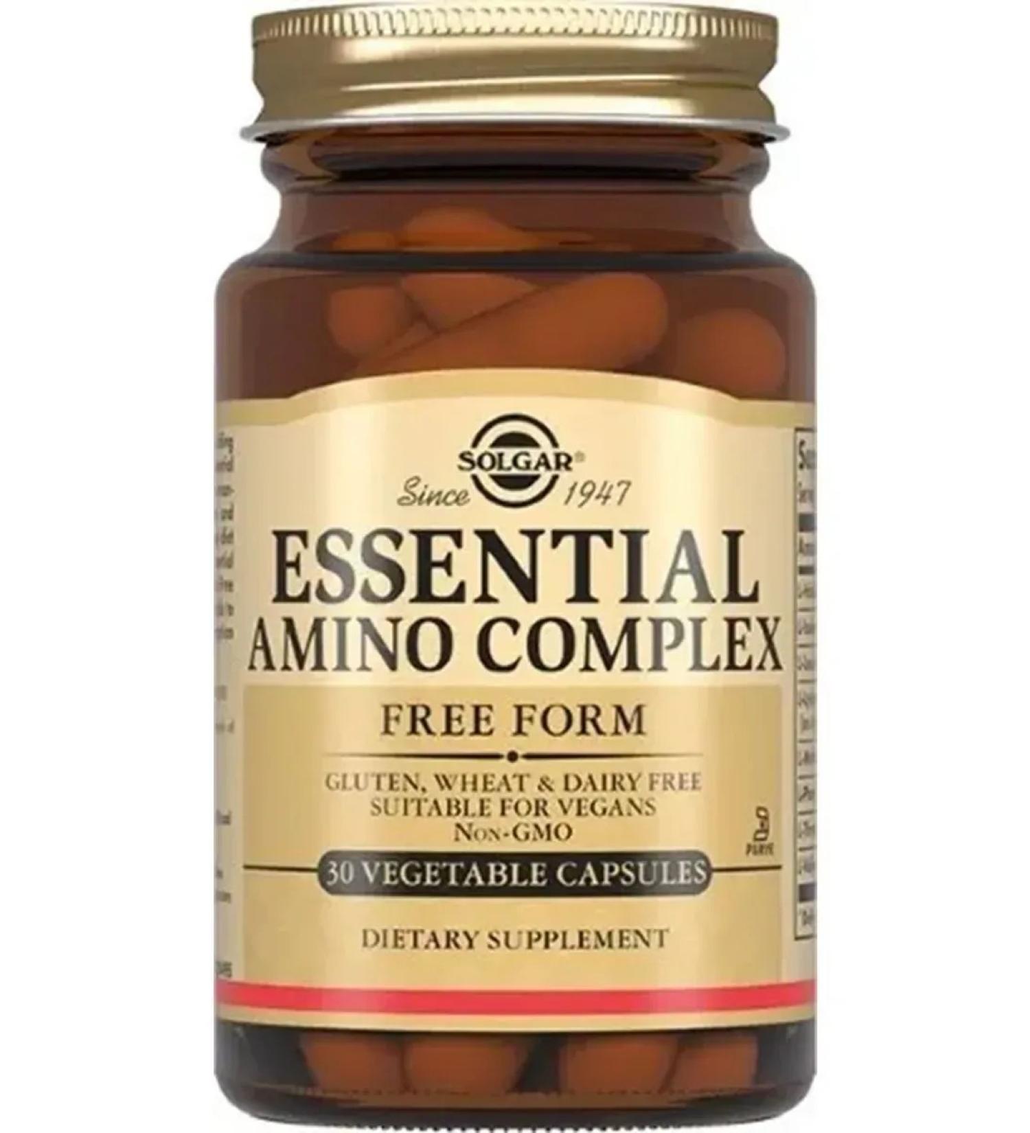 SOLGAR A complex of main amino acids 30 pcs capsule weighing 843 mg