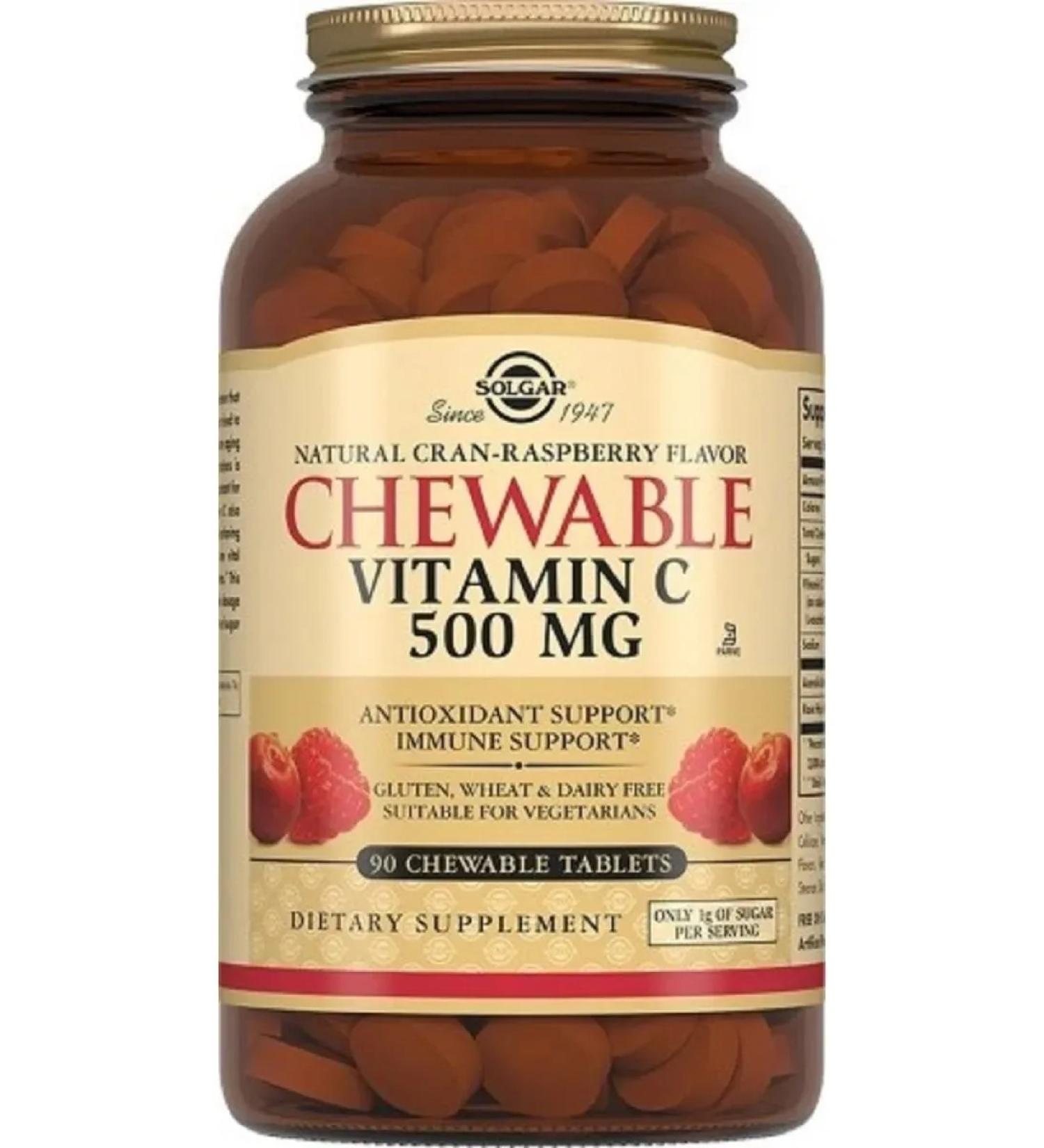 SOLGAR Vitamin C 90 pcs Chewl