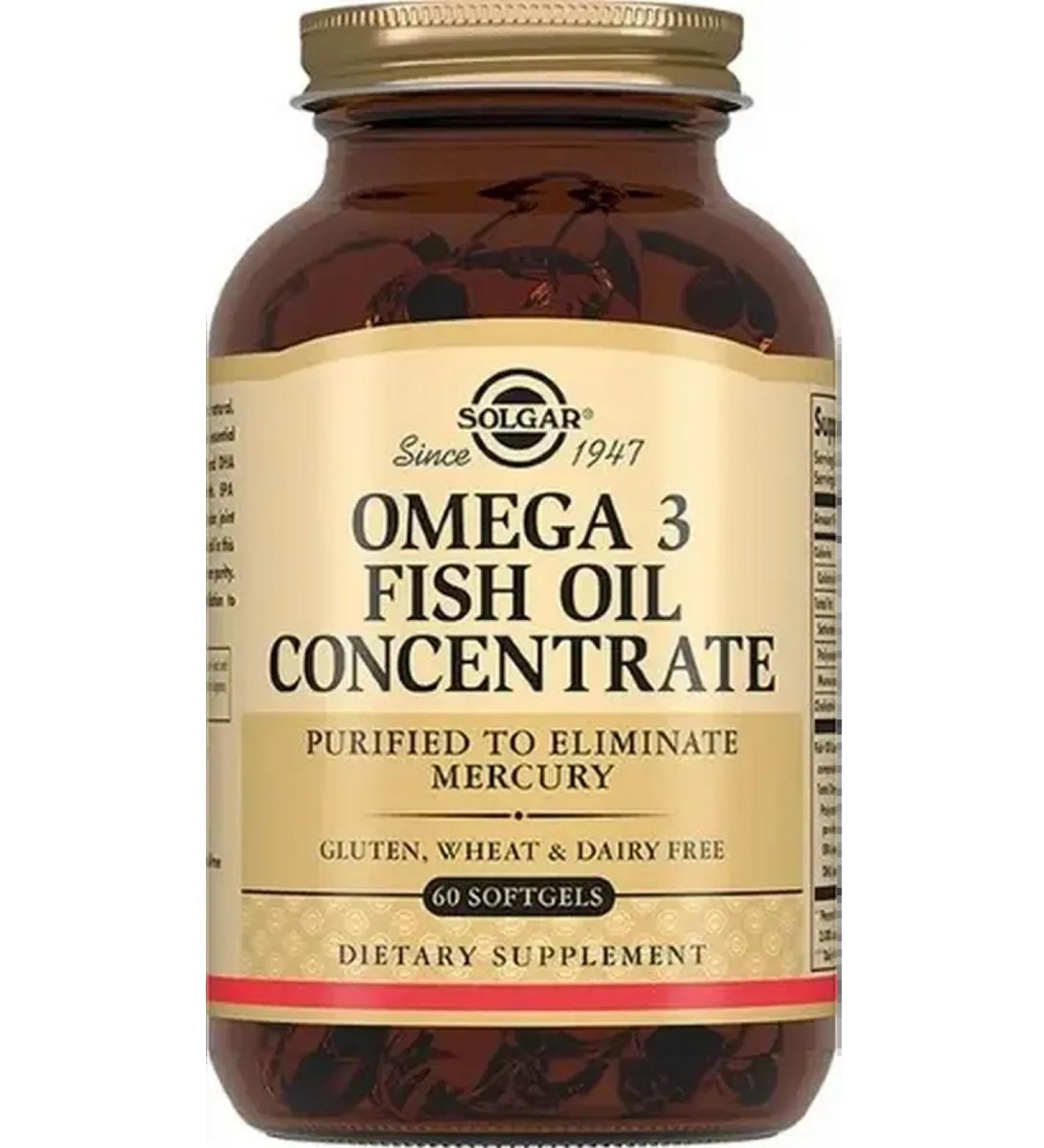 SOLGAR Omega-3 fish oil concentrate 60 pcs capsule 2 pcs