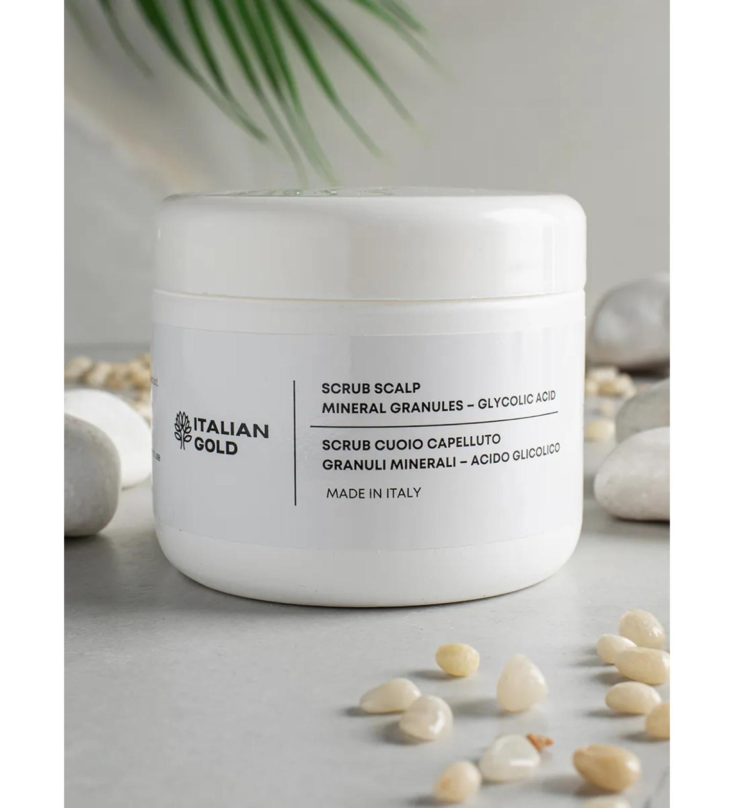 Italian Gold Scrub for scalp against hair loss - Buy Online on GoSupps.com
