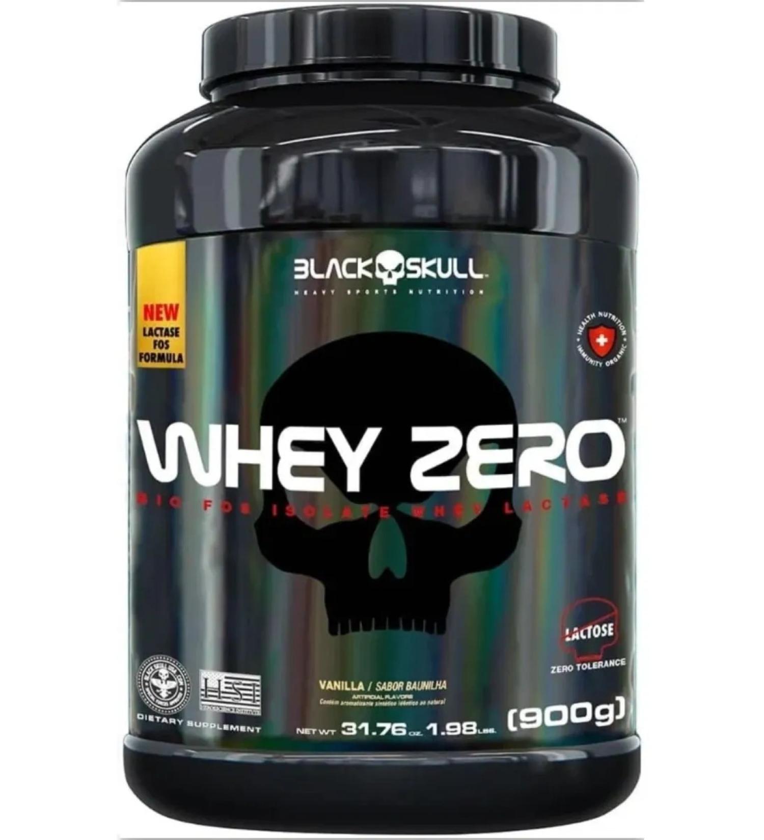Black Skull Whey Zero Lactase Protein without lactose 900 g (vanilla)